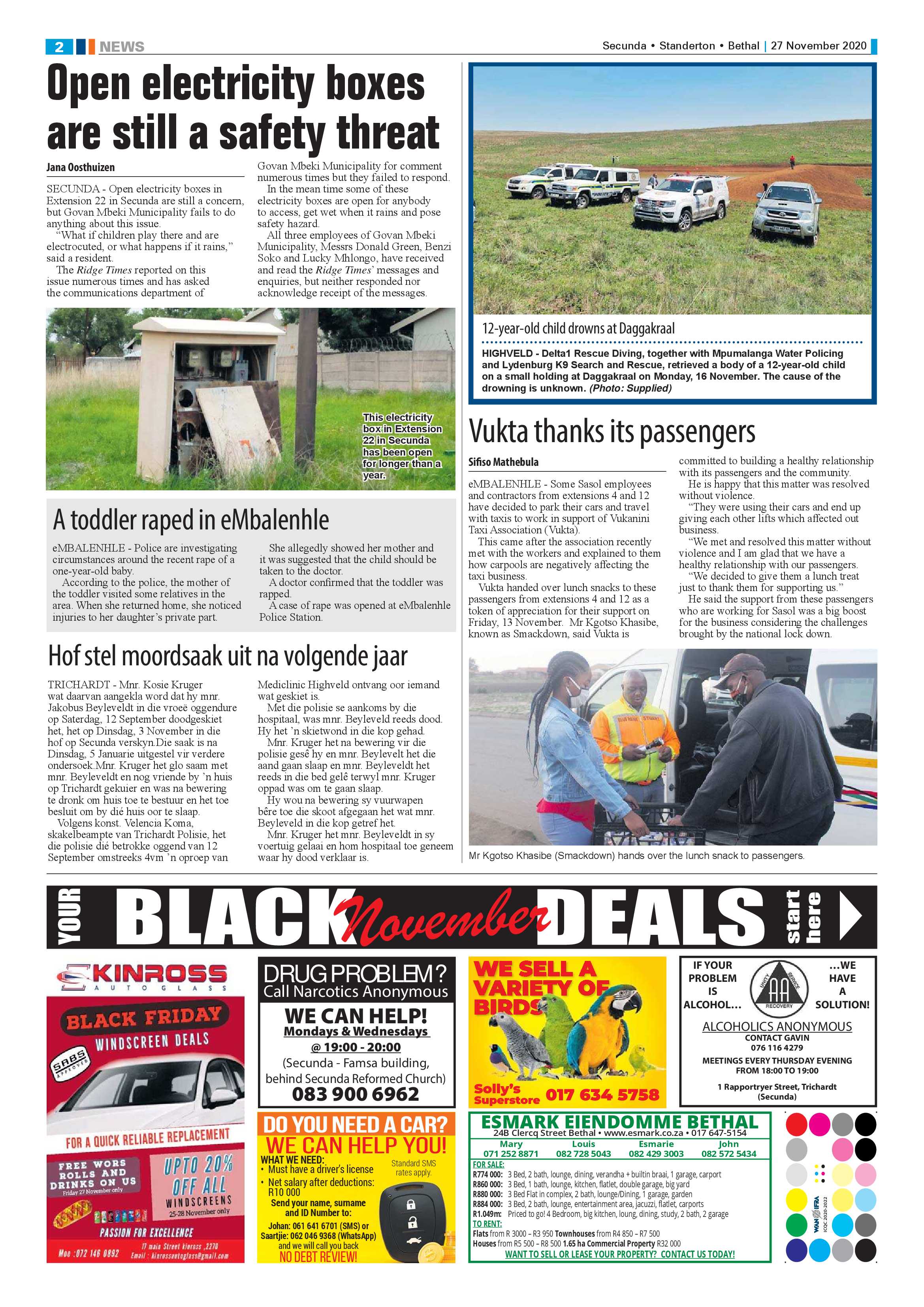 Ridge Times 27 November 2020 page 4