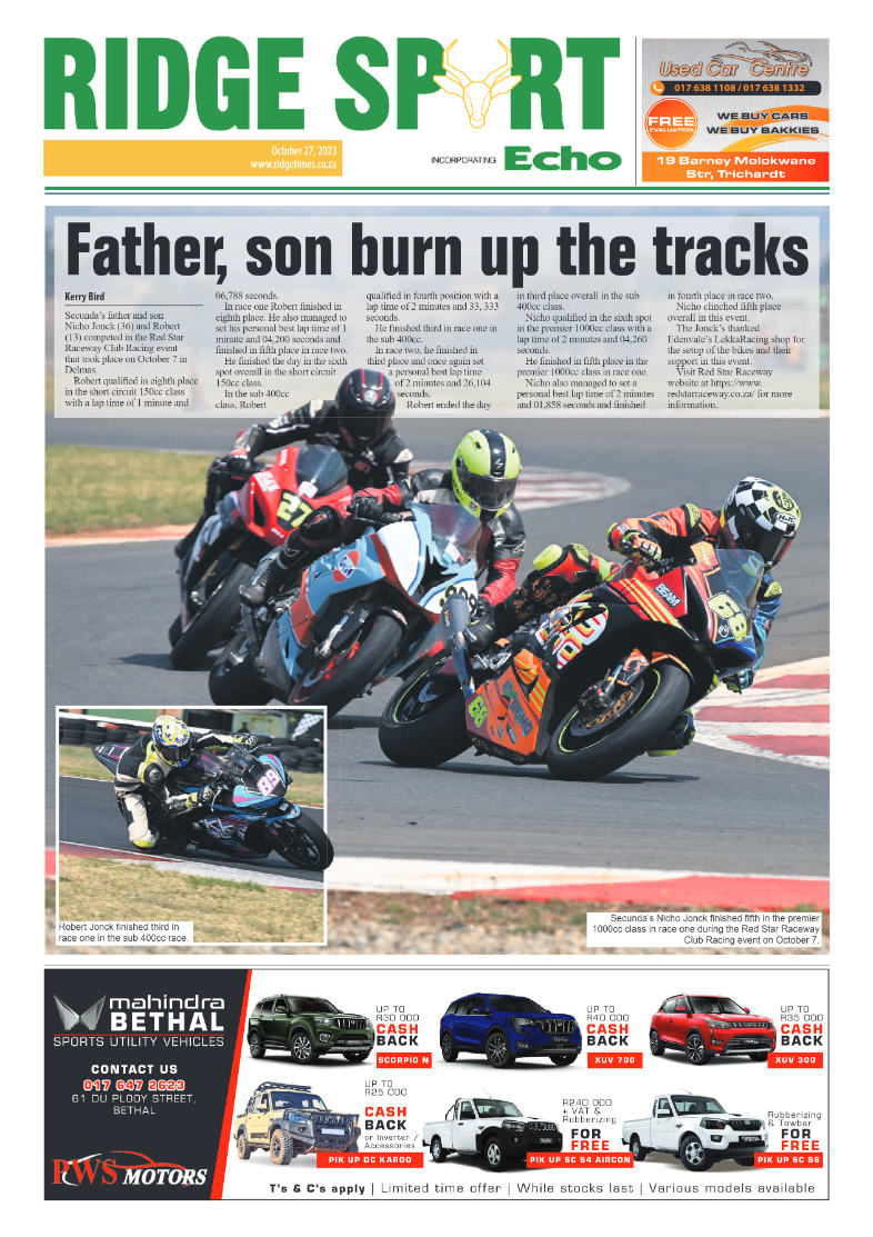 Ridge Times 27 October 2023 page 8