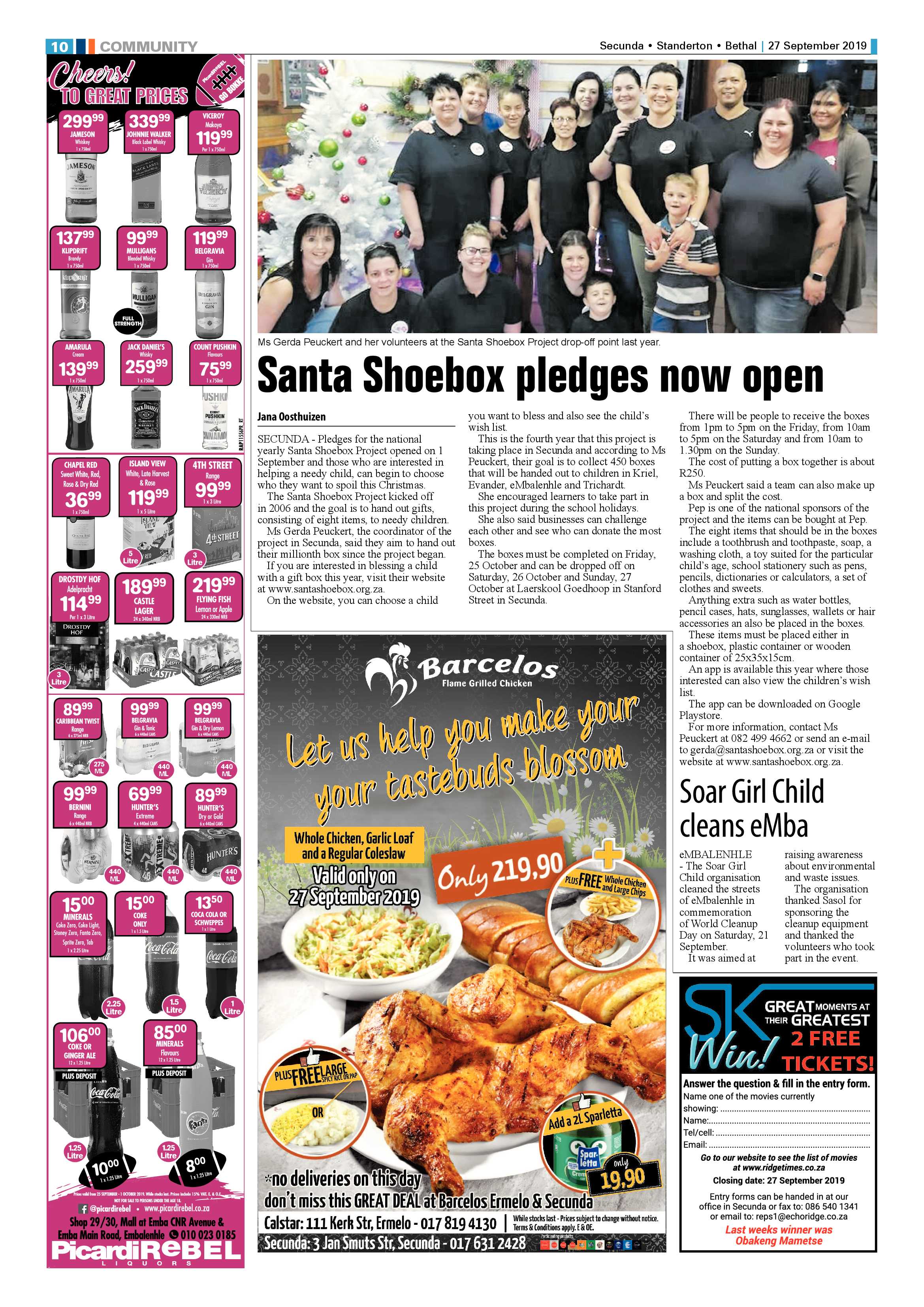 Ridge Times 27 September 2019 page 10