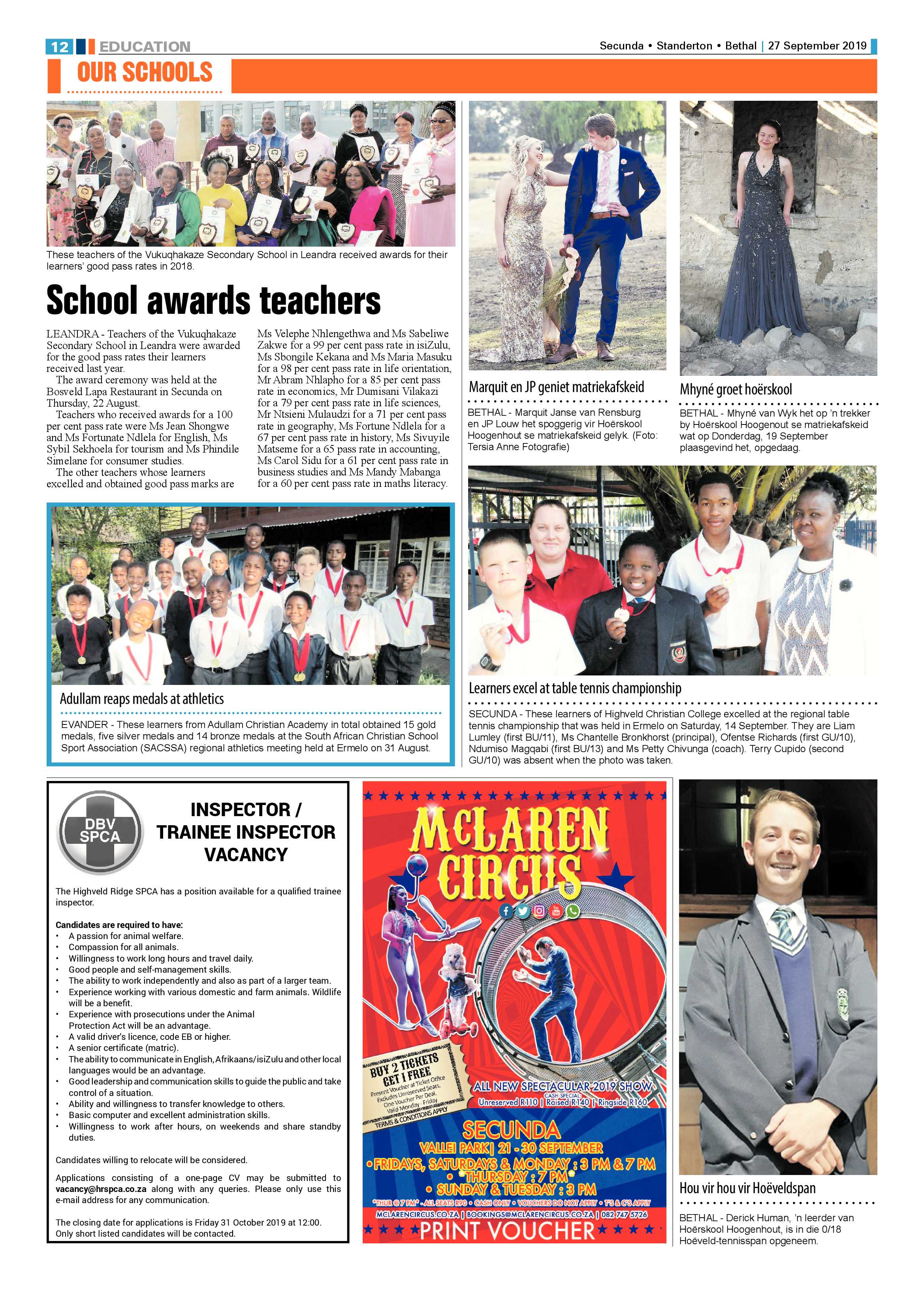 Ridge Times 27 September 2019 page 12