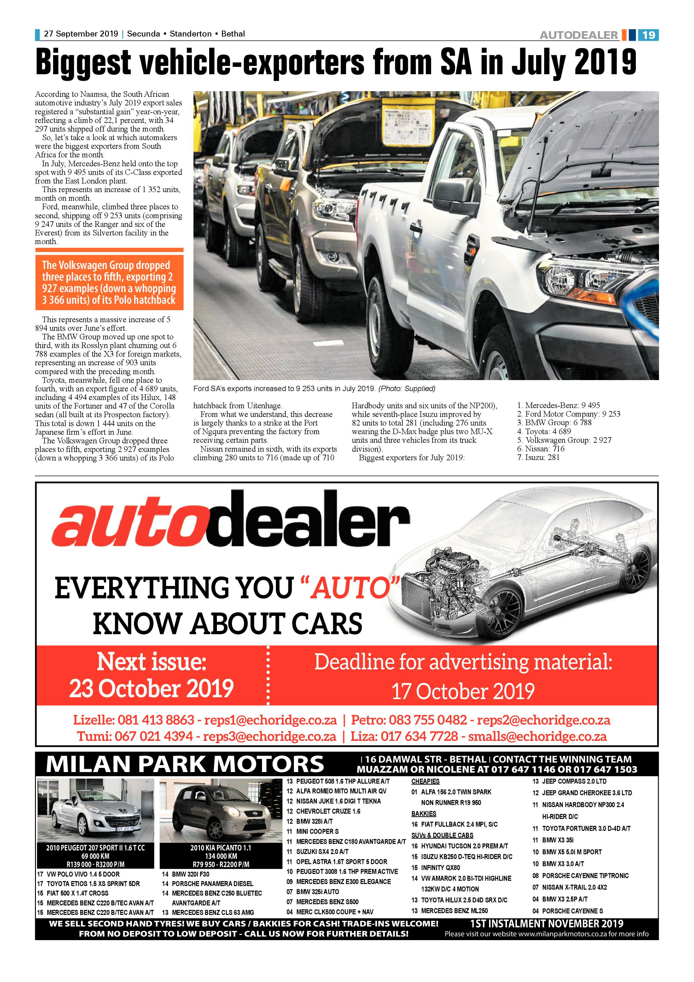 Ridge Times 27 September 2019 page 18