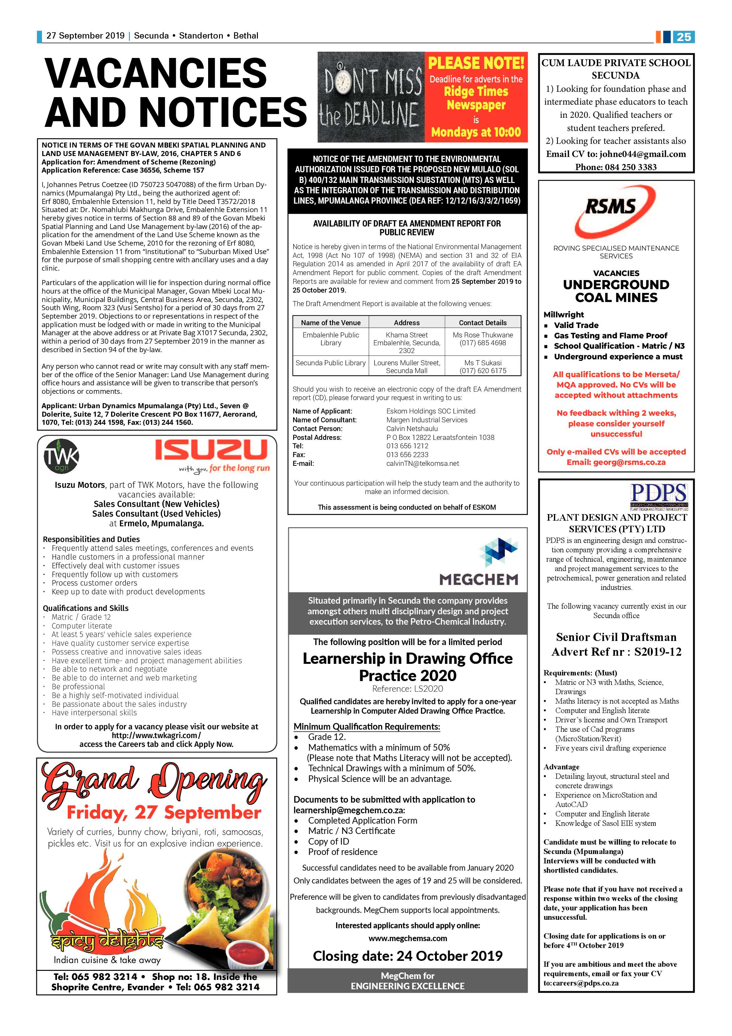 Ridge Times 27 September 2019 page 24