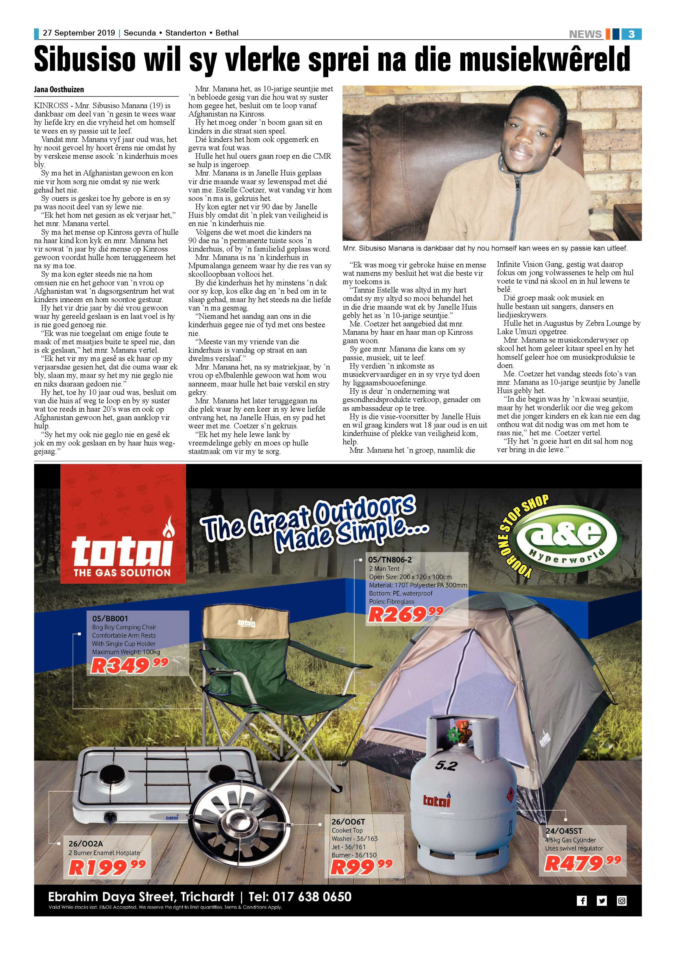 Ridge Times 27 September 2019 page 3
