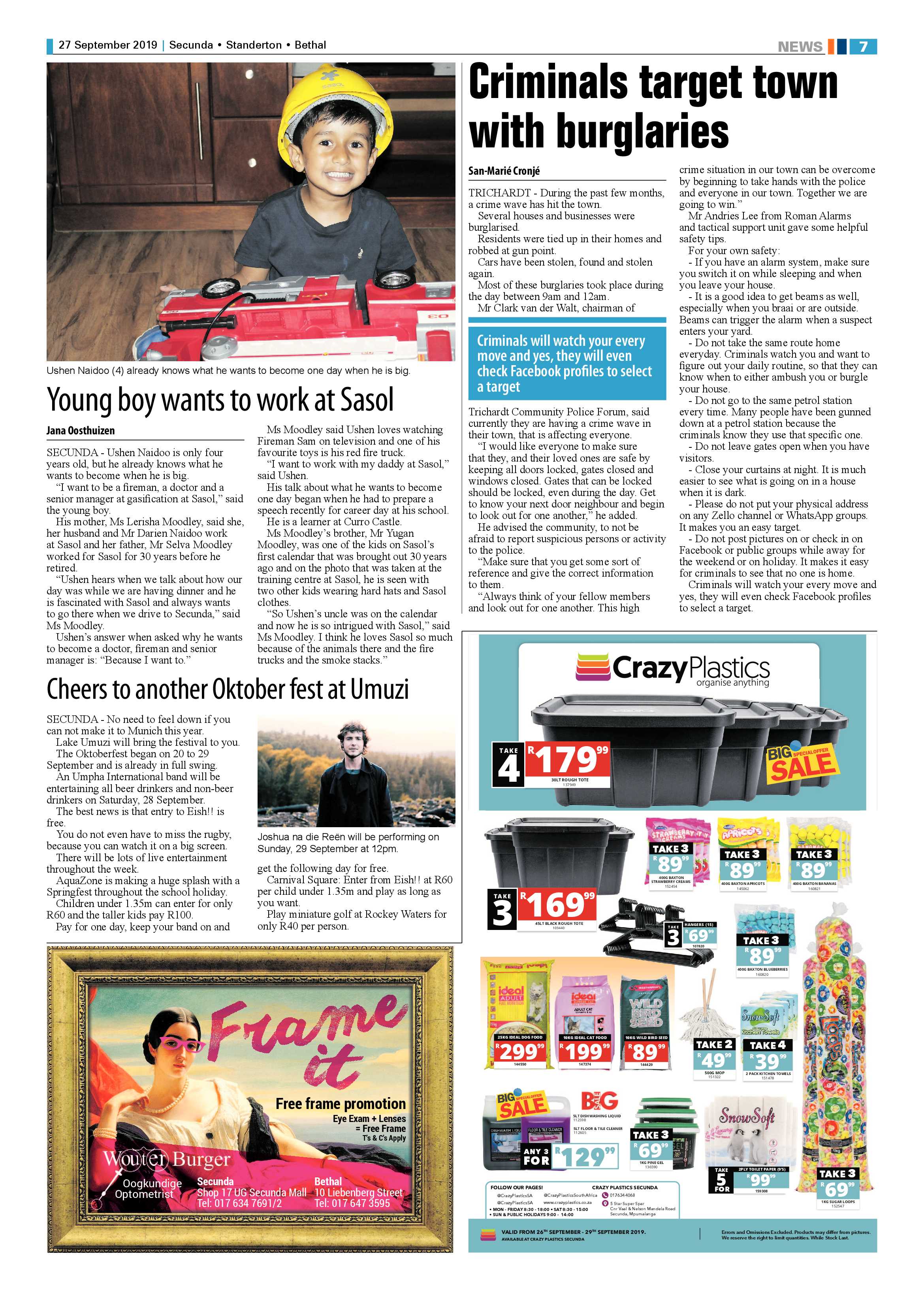 Ridge Times 27 September 2019 page 7