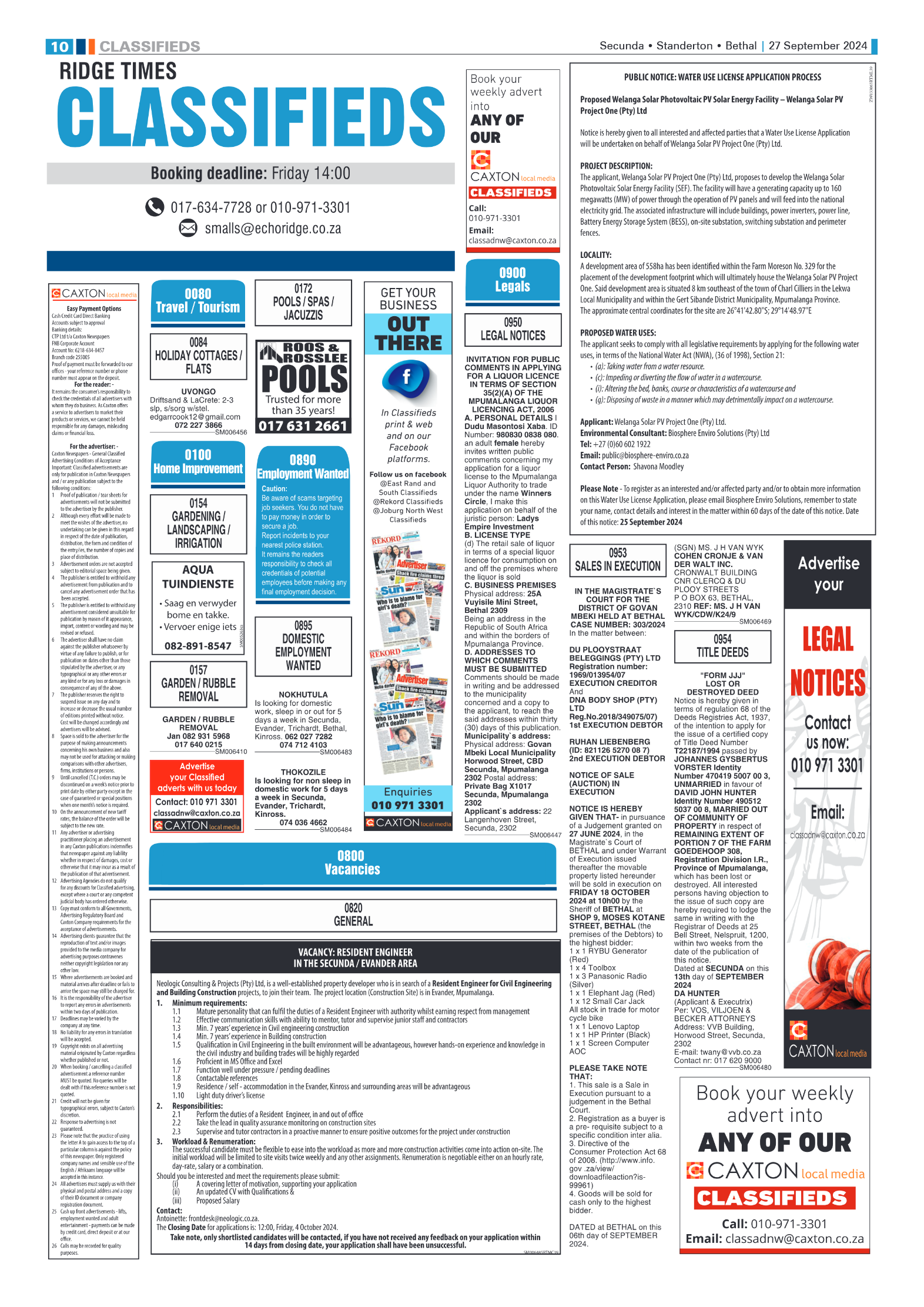 Ridge Times 27 September 2024 page 10