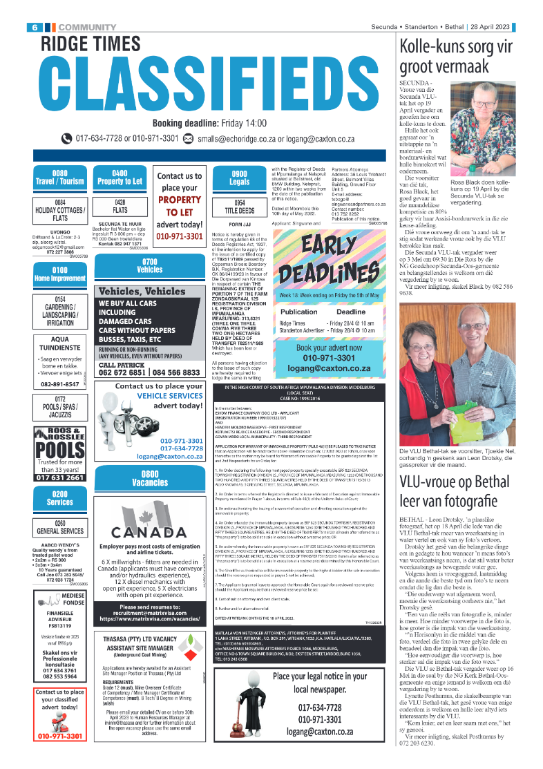 Ridge Times 28 April 2023 page 6