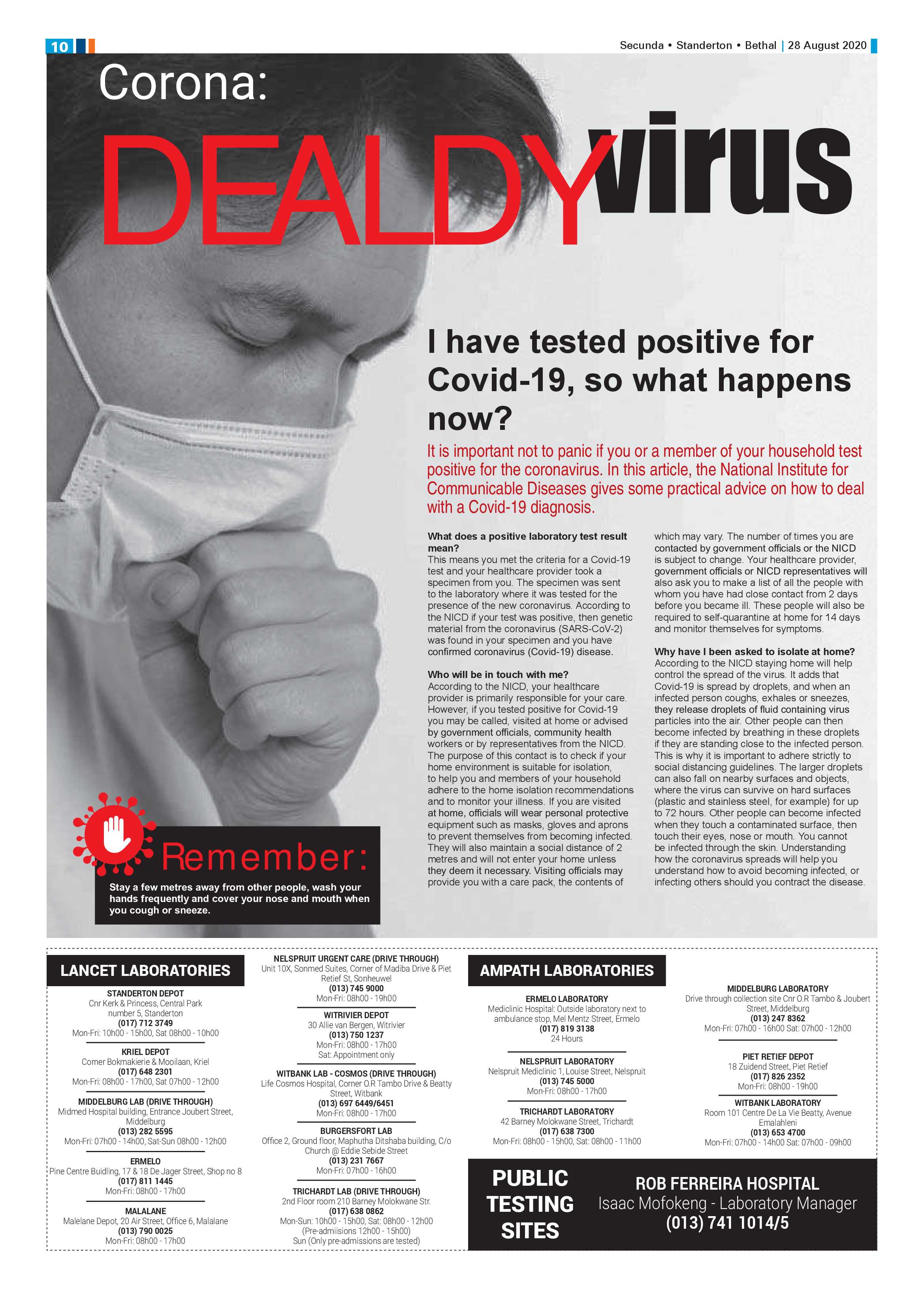 Ridge Times 28 August 2020 page 10