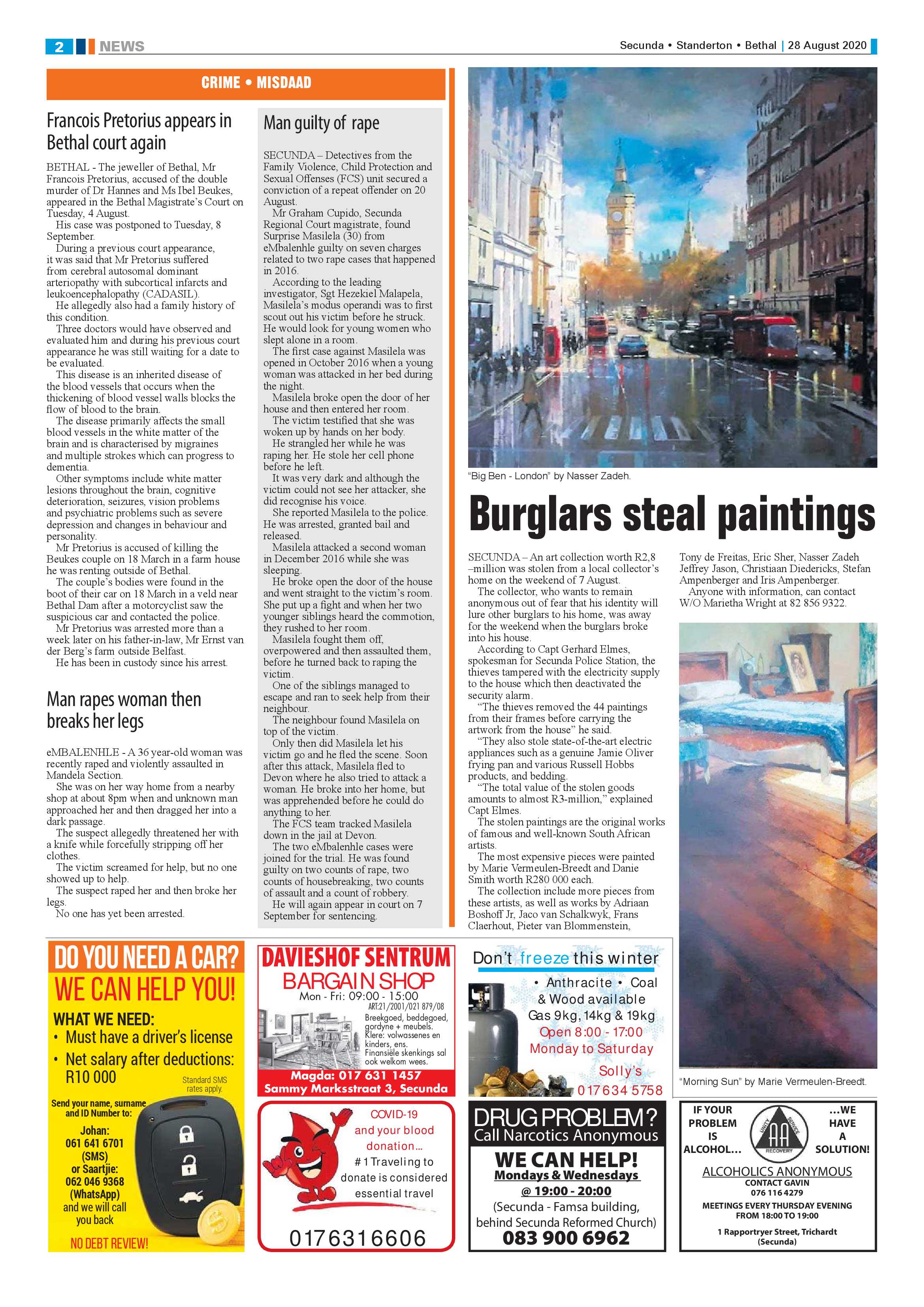 Ridge Times 28 August 2020 page 2