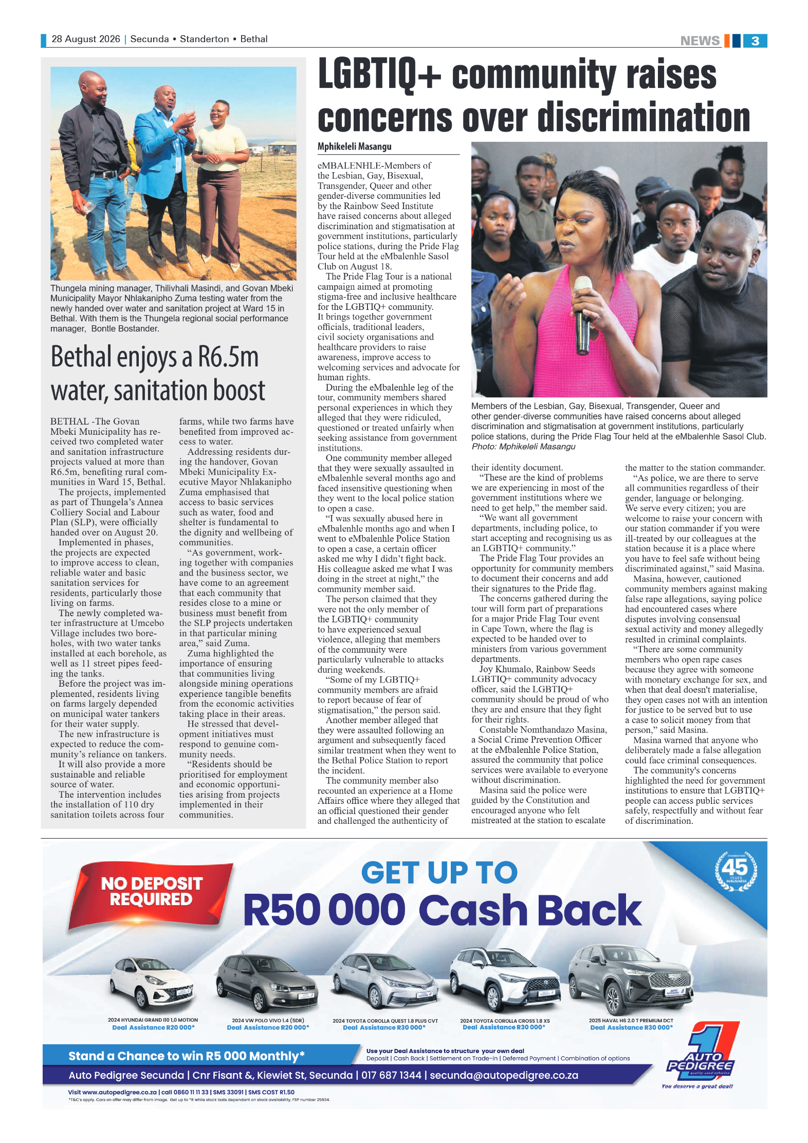 Ridge Times 28 August 2026 page 3