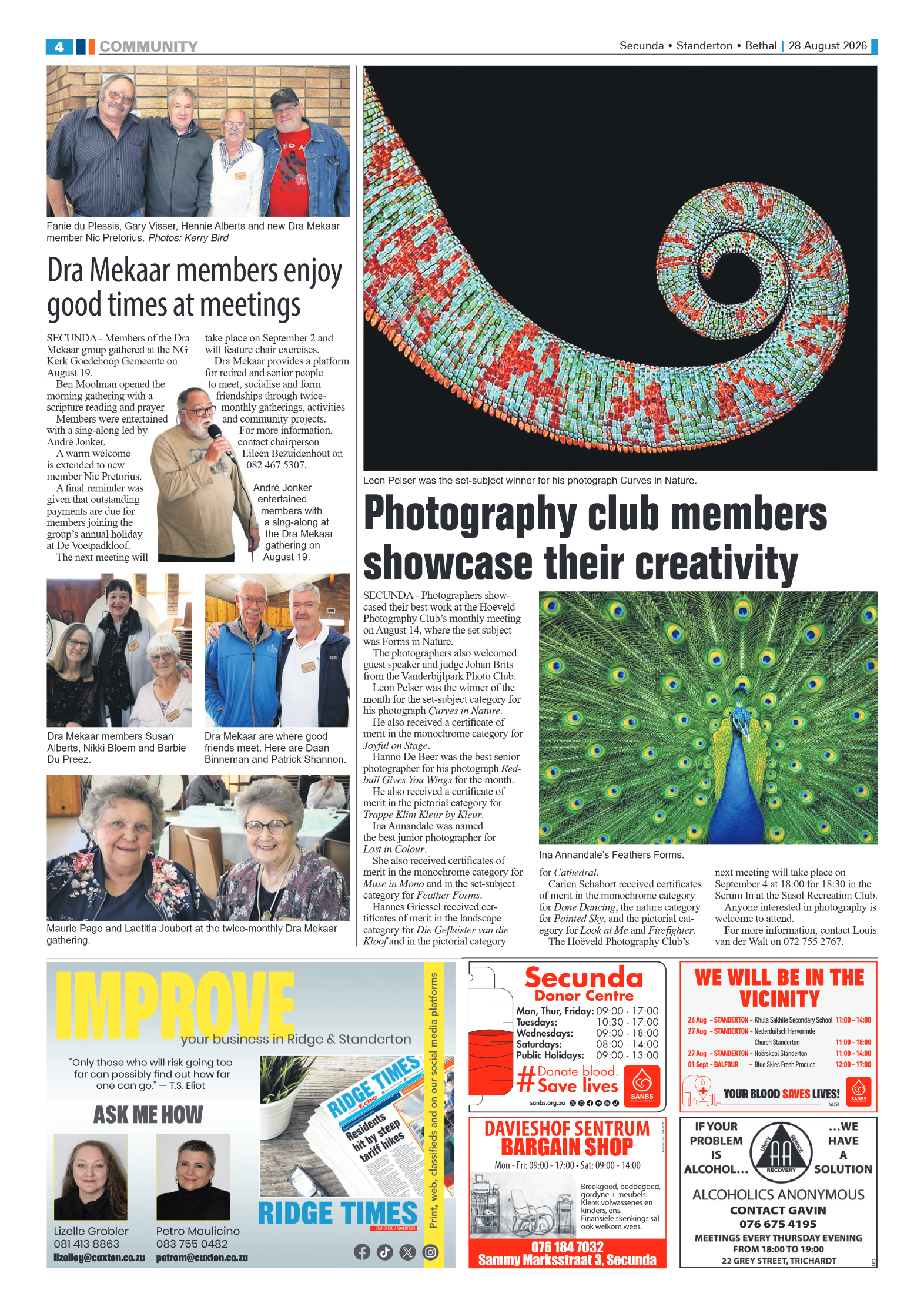 Ridge Times 28 August 2026 page 4