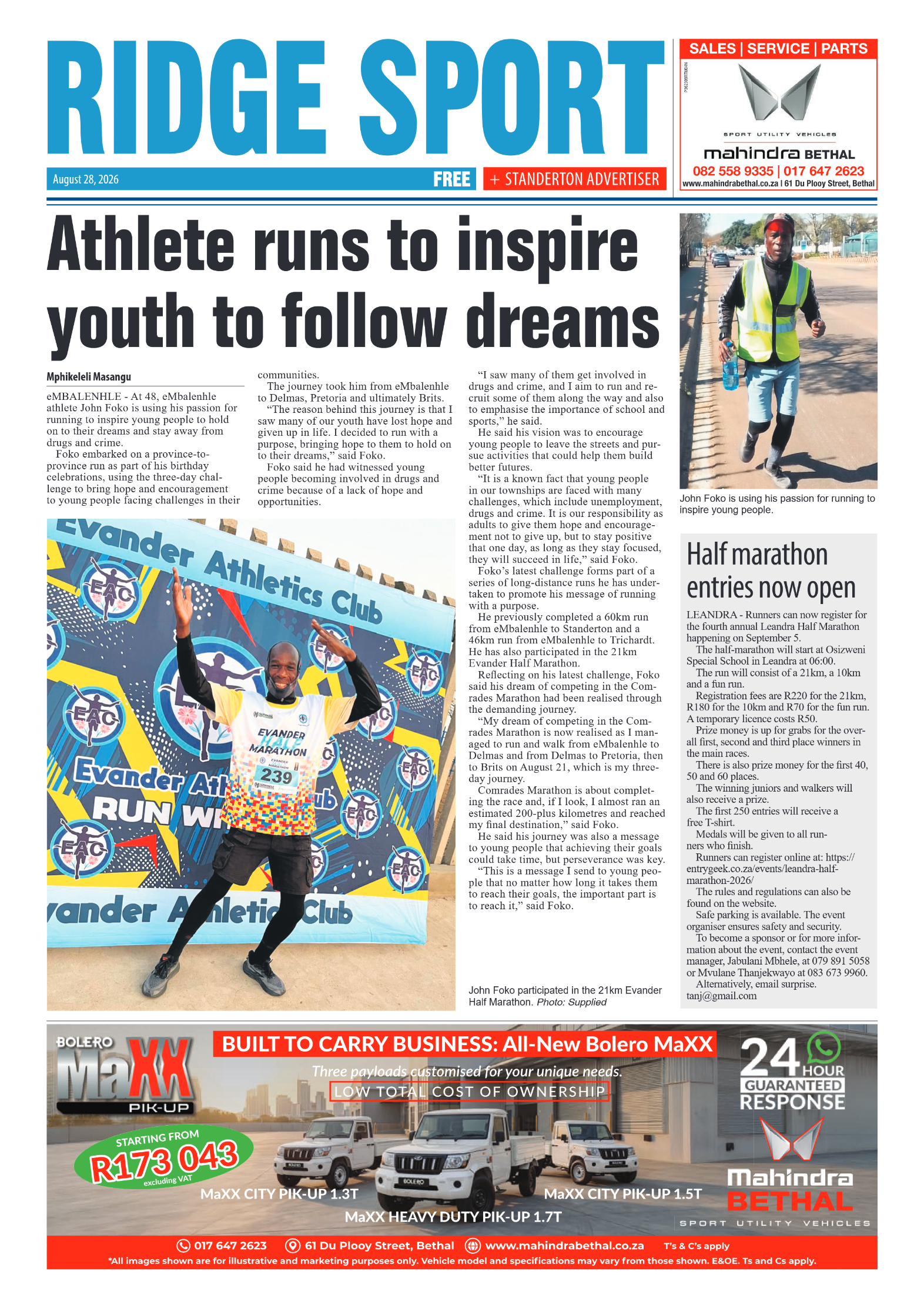 Ridge Times 28 August 2026 page 8