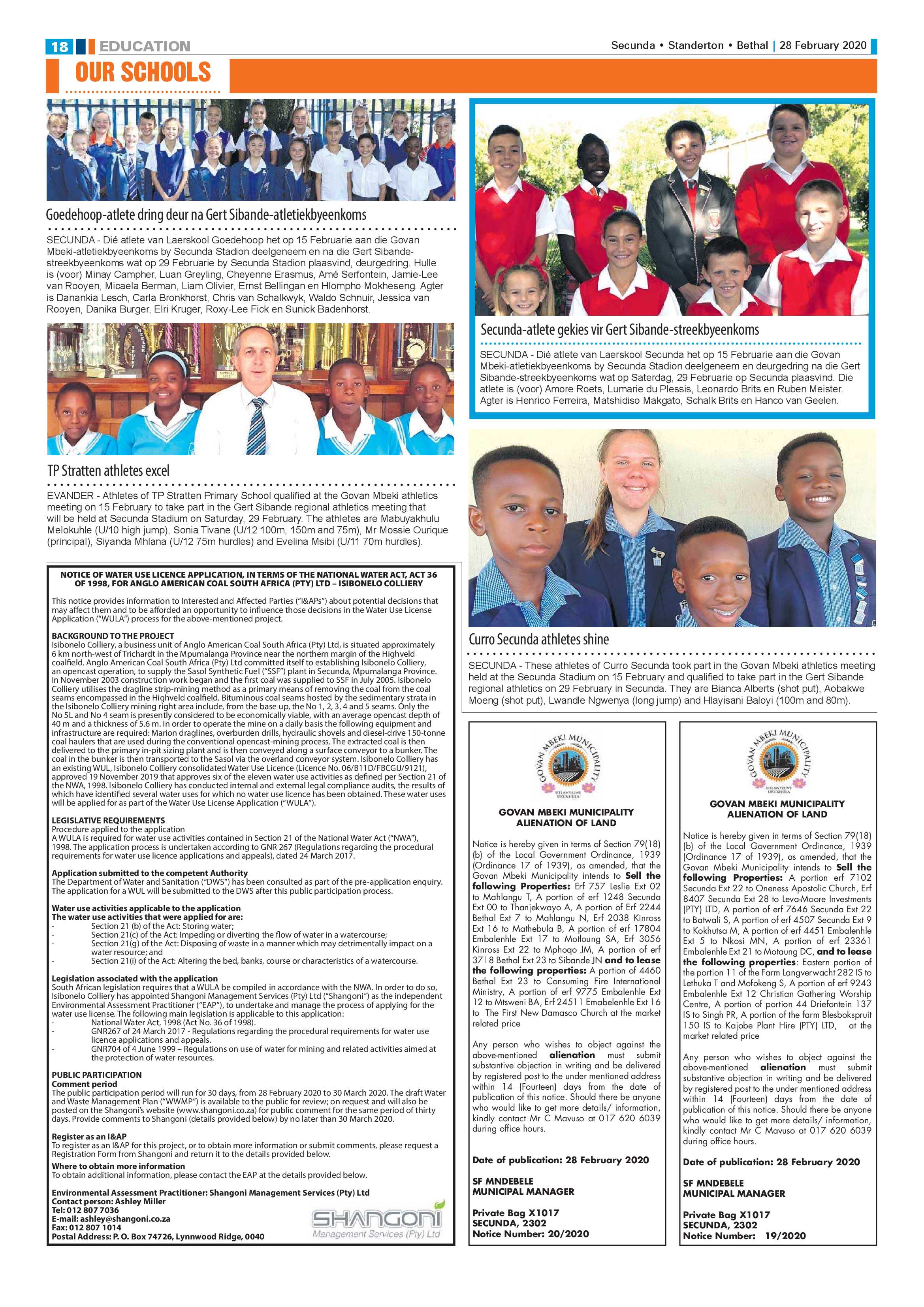Ridge Times 28 February 2020 page 18