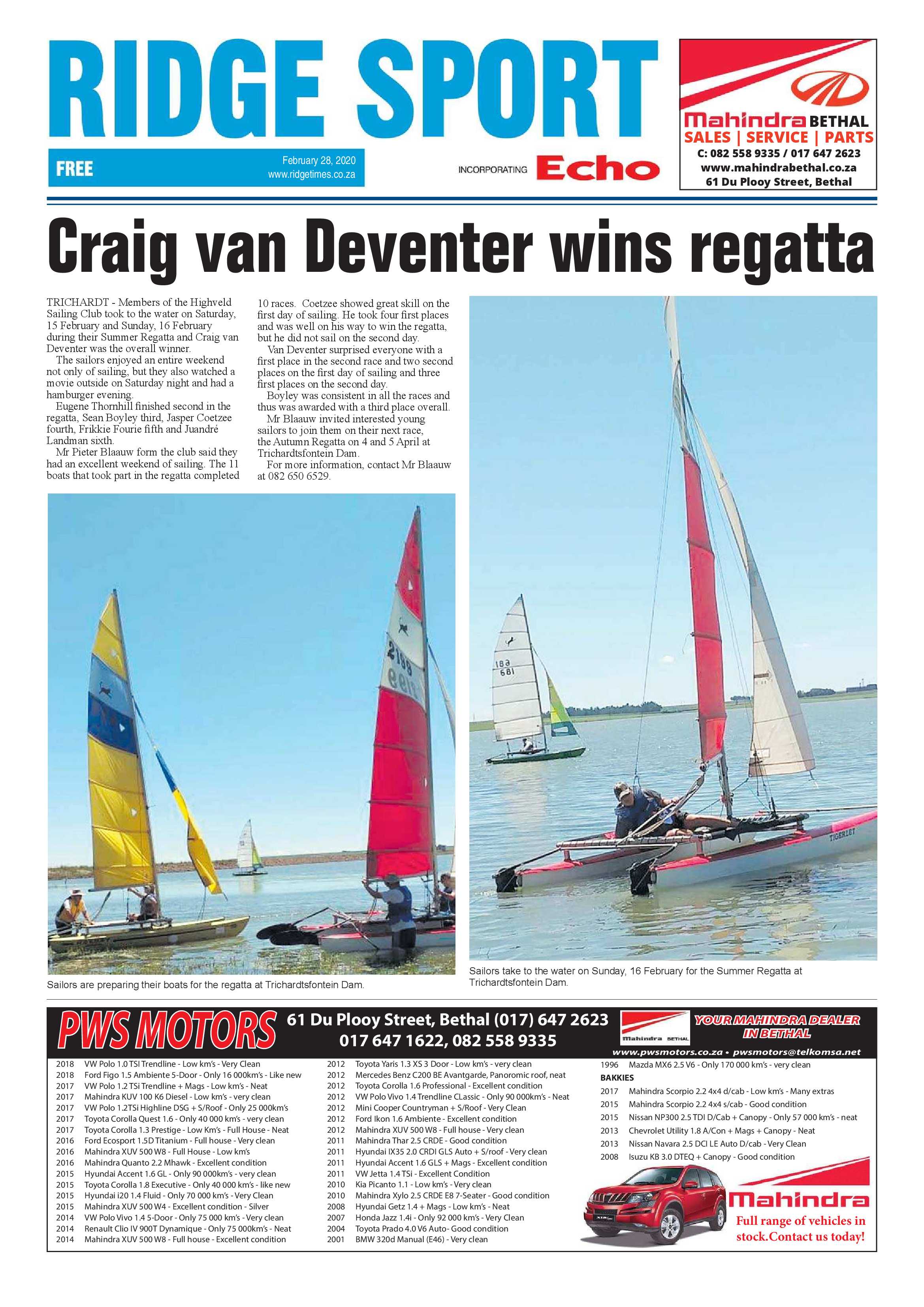 Ridge Times 28 February 2020 page 20