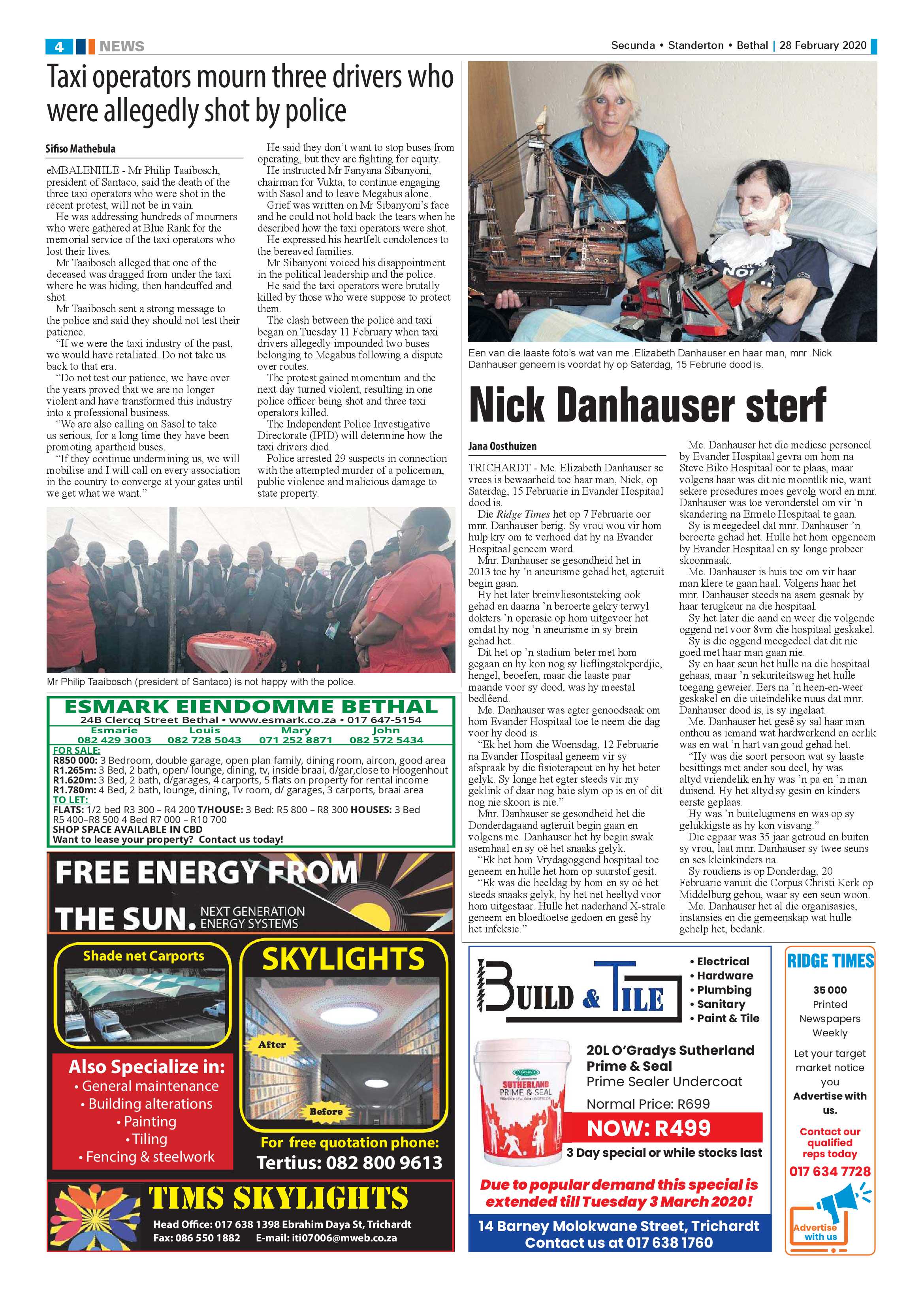 Ridge Times 28 February 2020 page 4