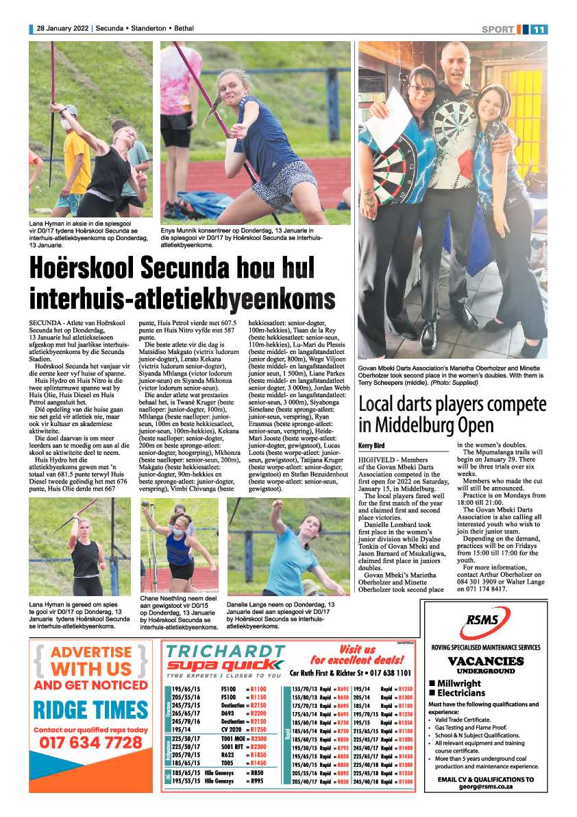 Ridge Times 28 January 2022 page 11