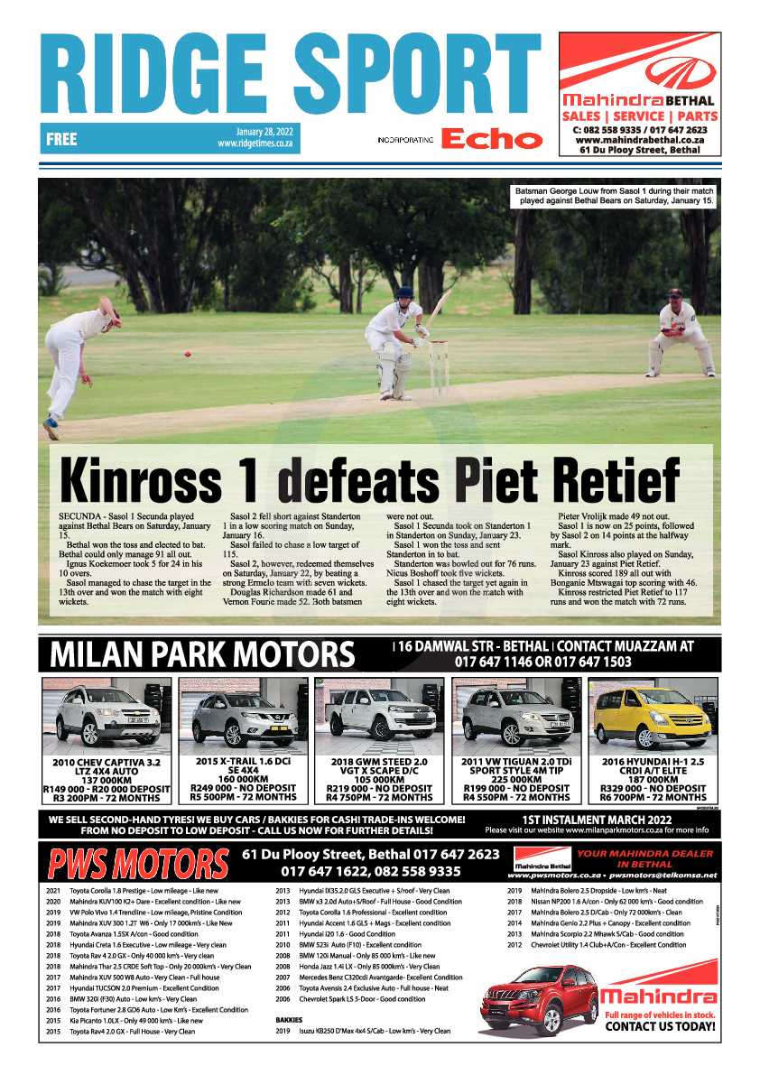 Ridge Times 28 January 2022 page 12