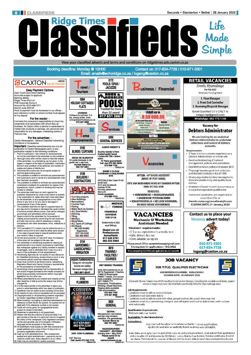 Ridge Times 28 January 2022 page 8
