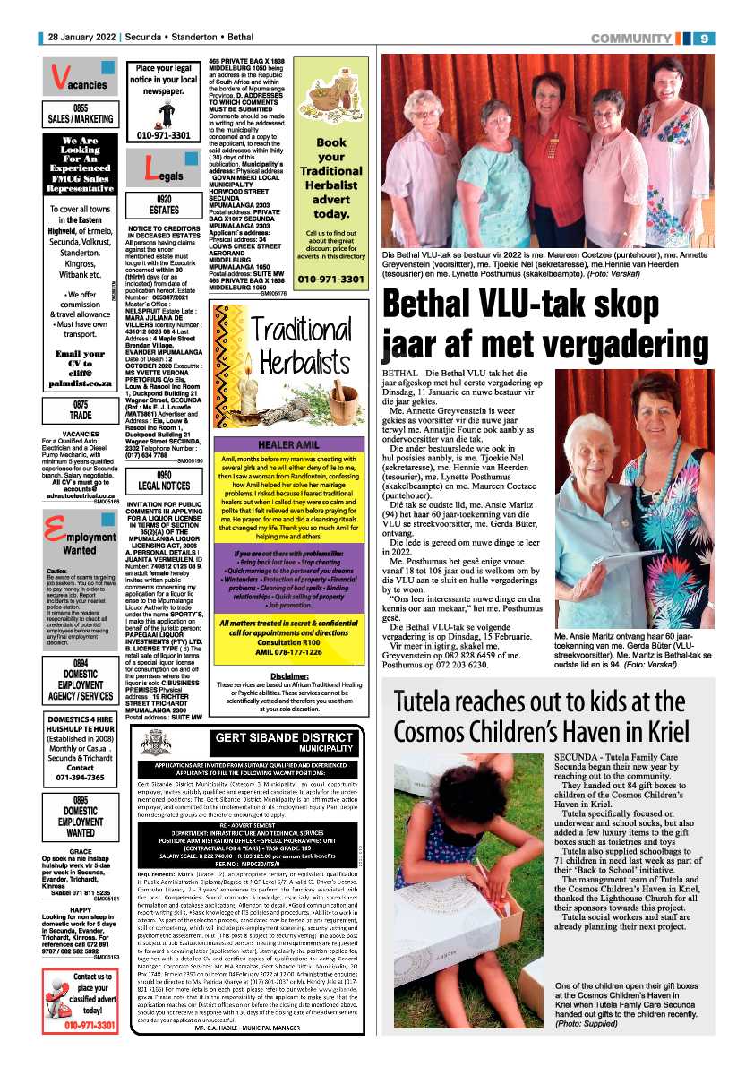 Ridge Times 28 January 2022 page 9