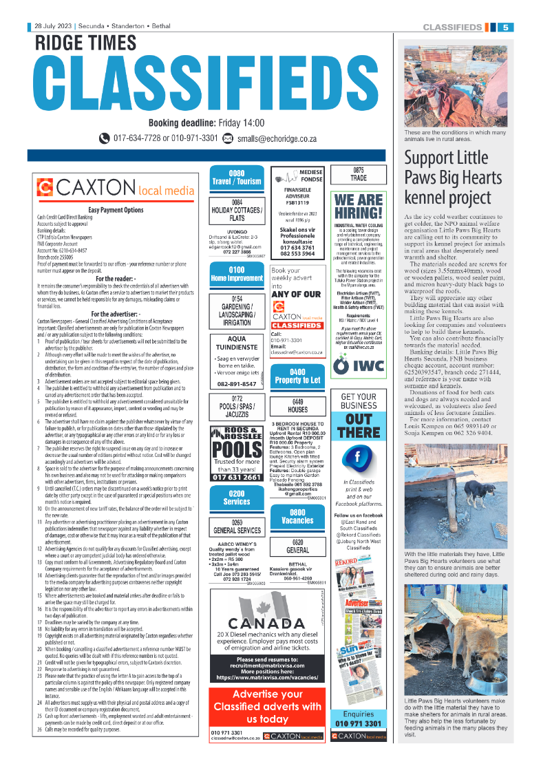 Ridge Times 28 July 2023 page 5