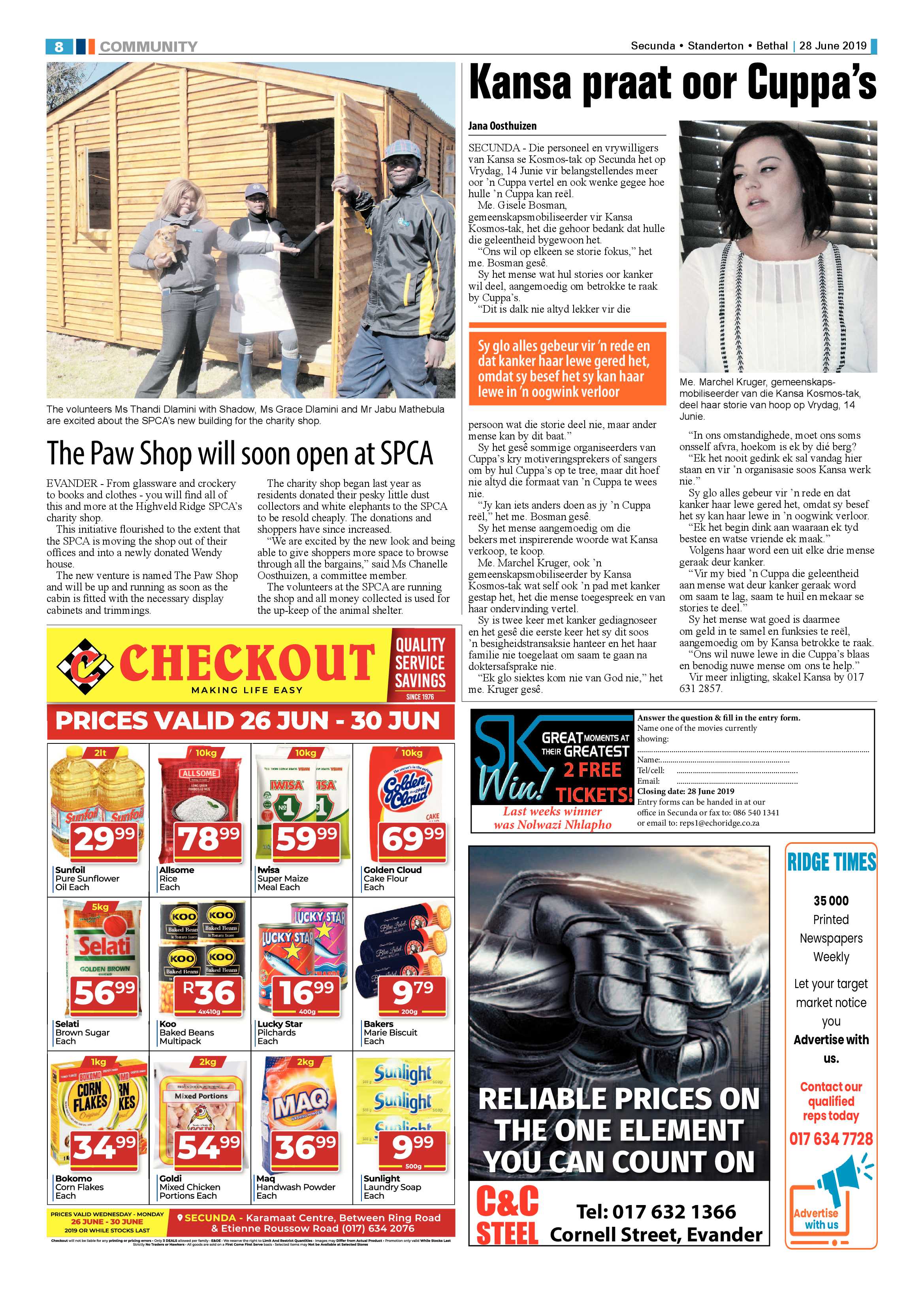 Ridge Times 28 June 2019 page 8