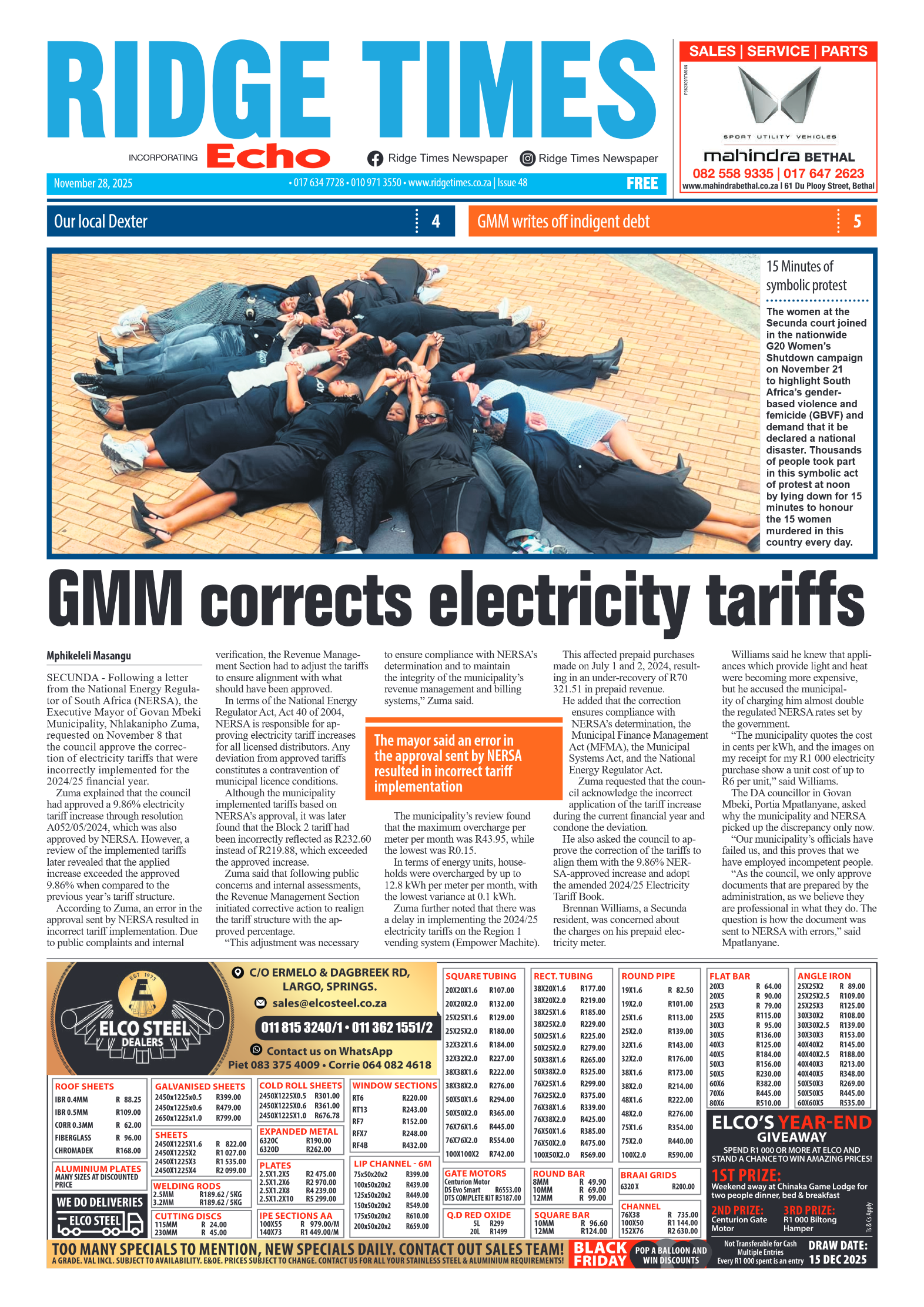 Ridge Times 28 November 2025 page 3