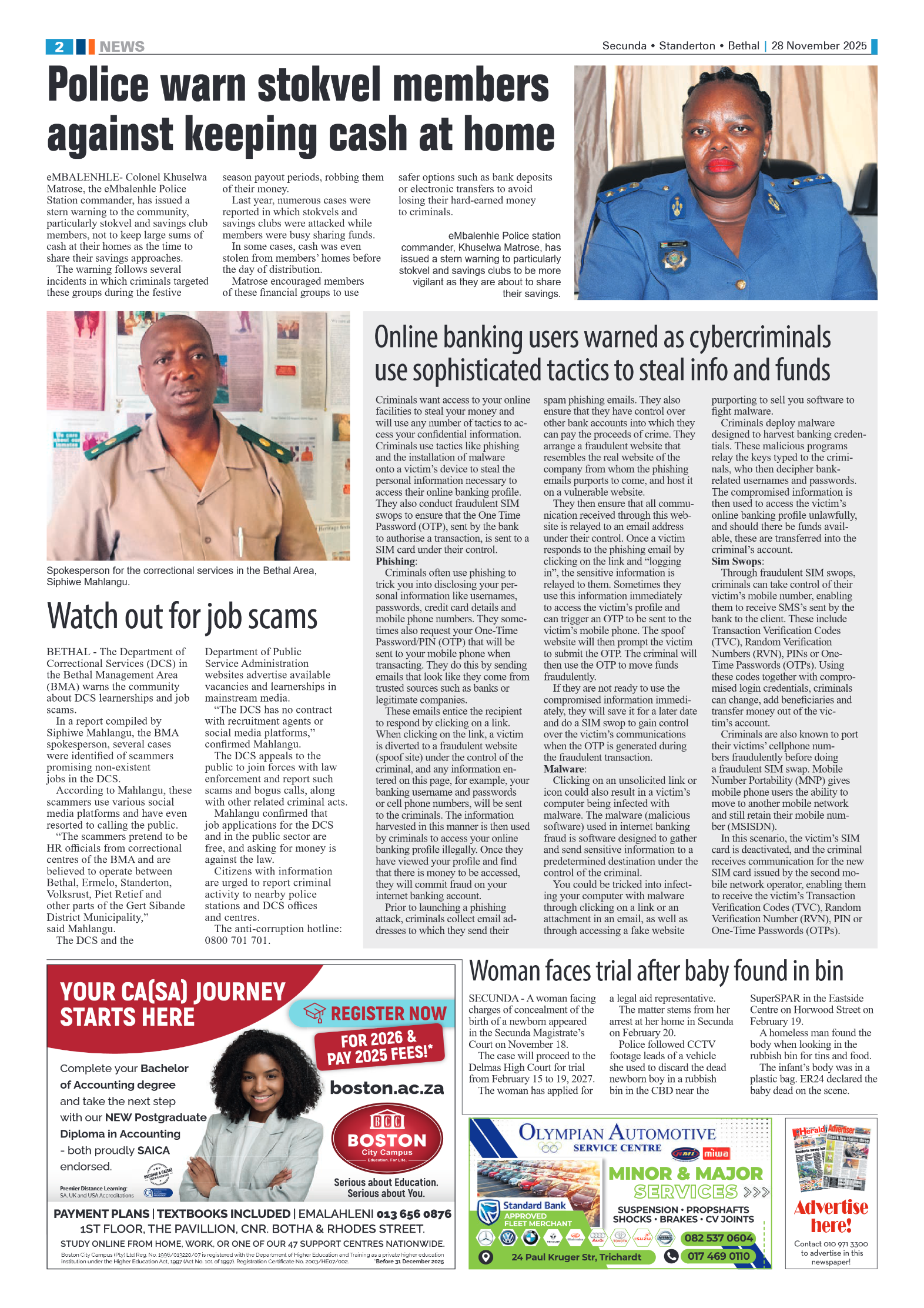 Ridge Times 28 November 2025 page 4