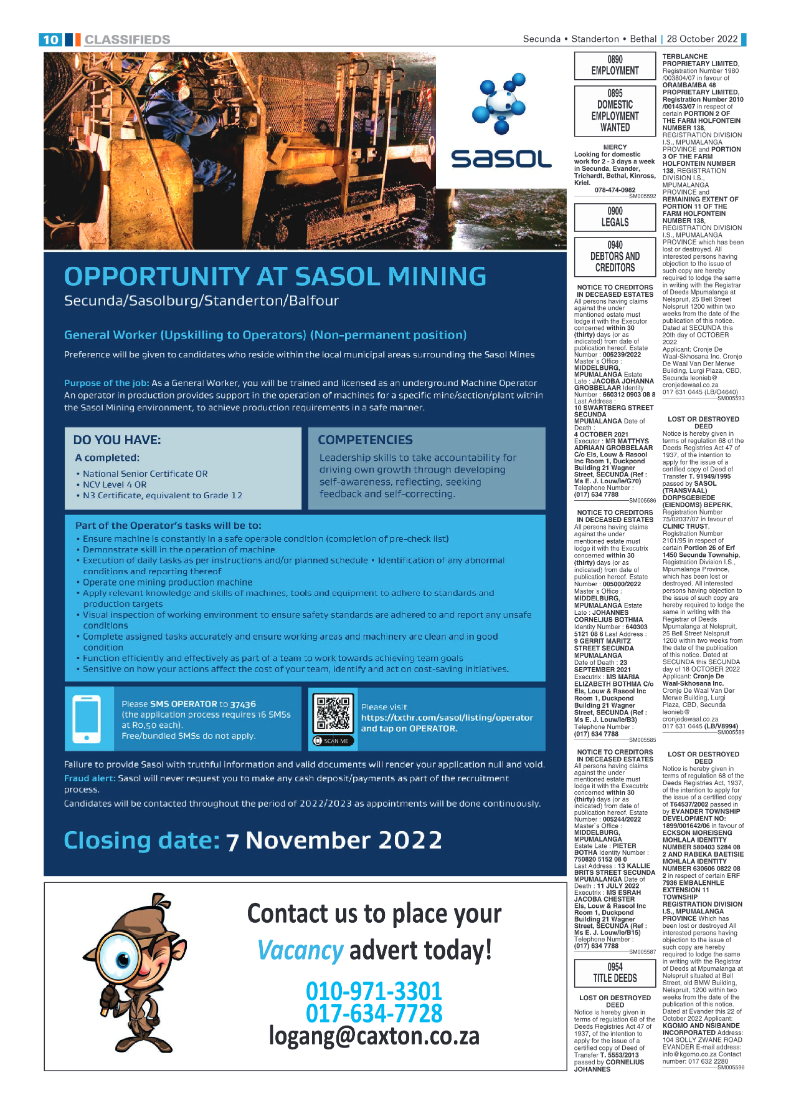 Ridge Times 28 October 2022 page 10