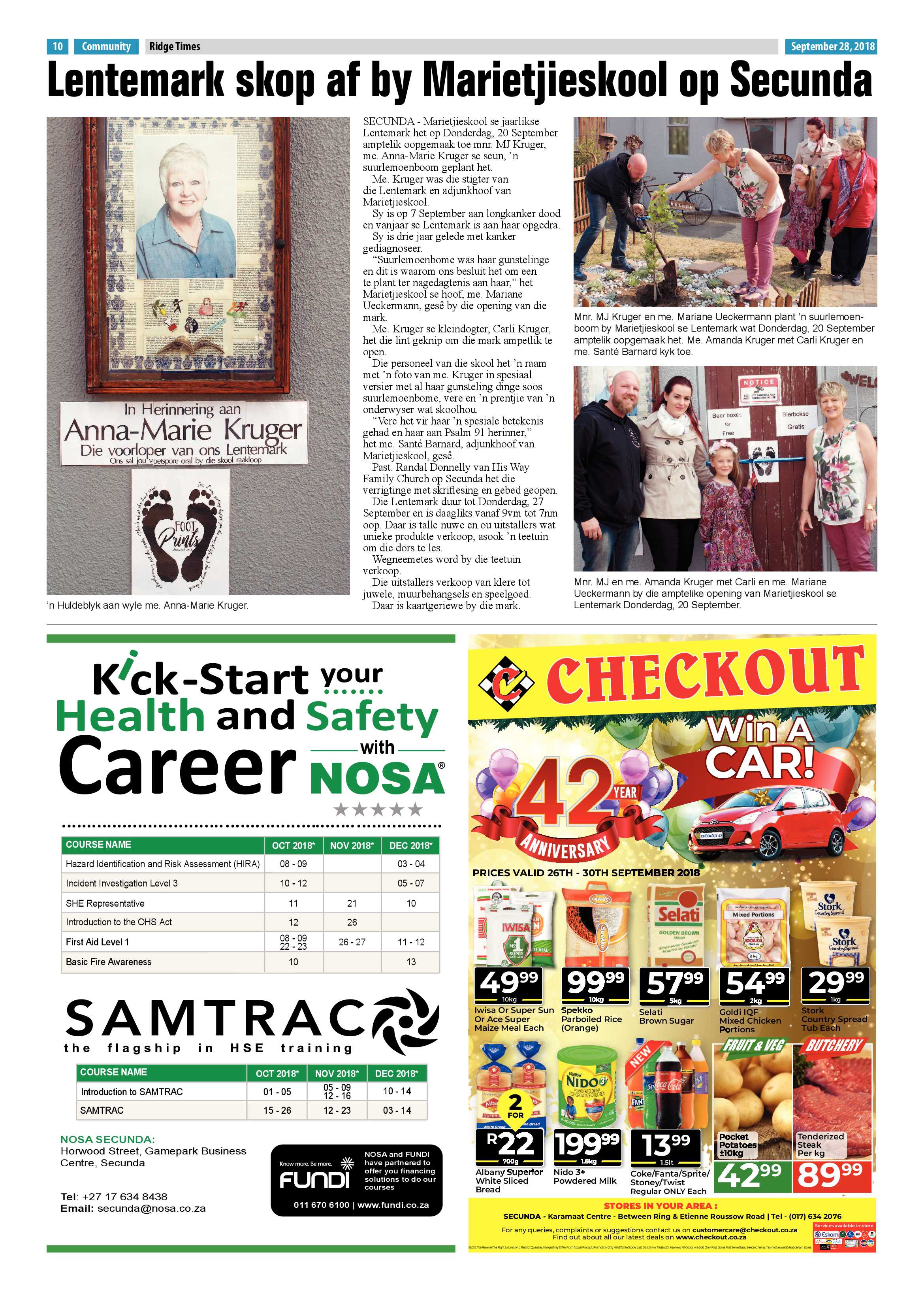 Ridge Times 28 September 2018 page 10