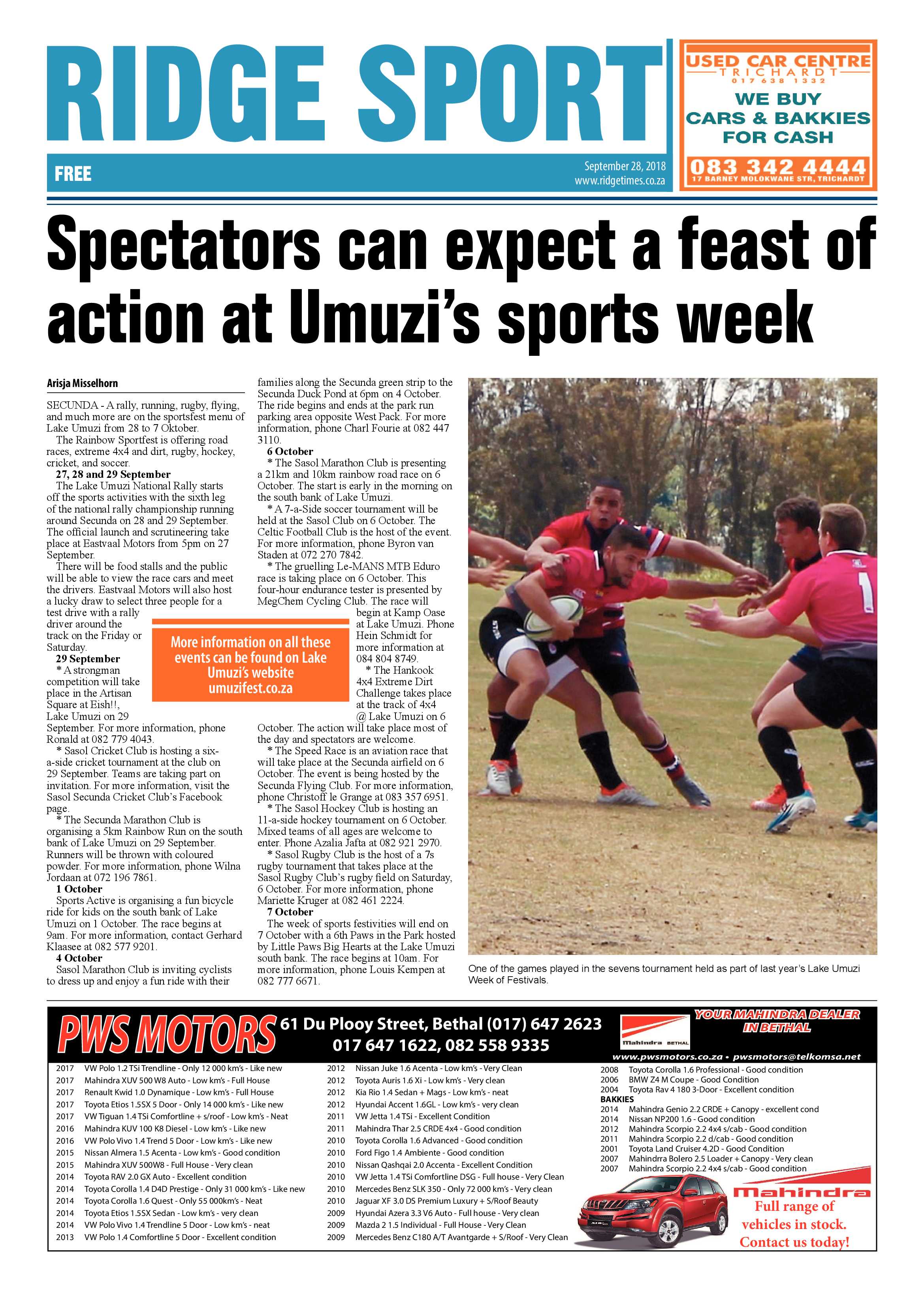 Ridge Times 28 September 2018 page 20