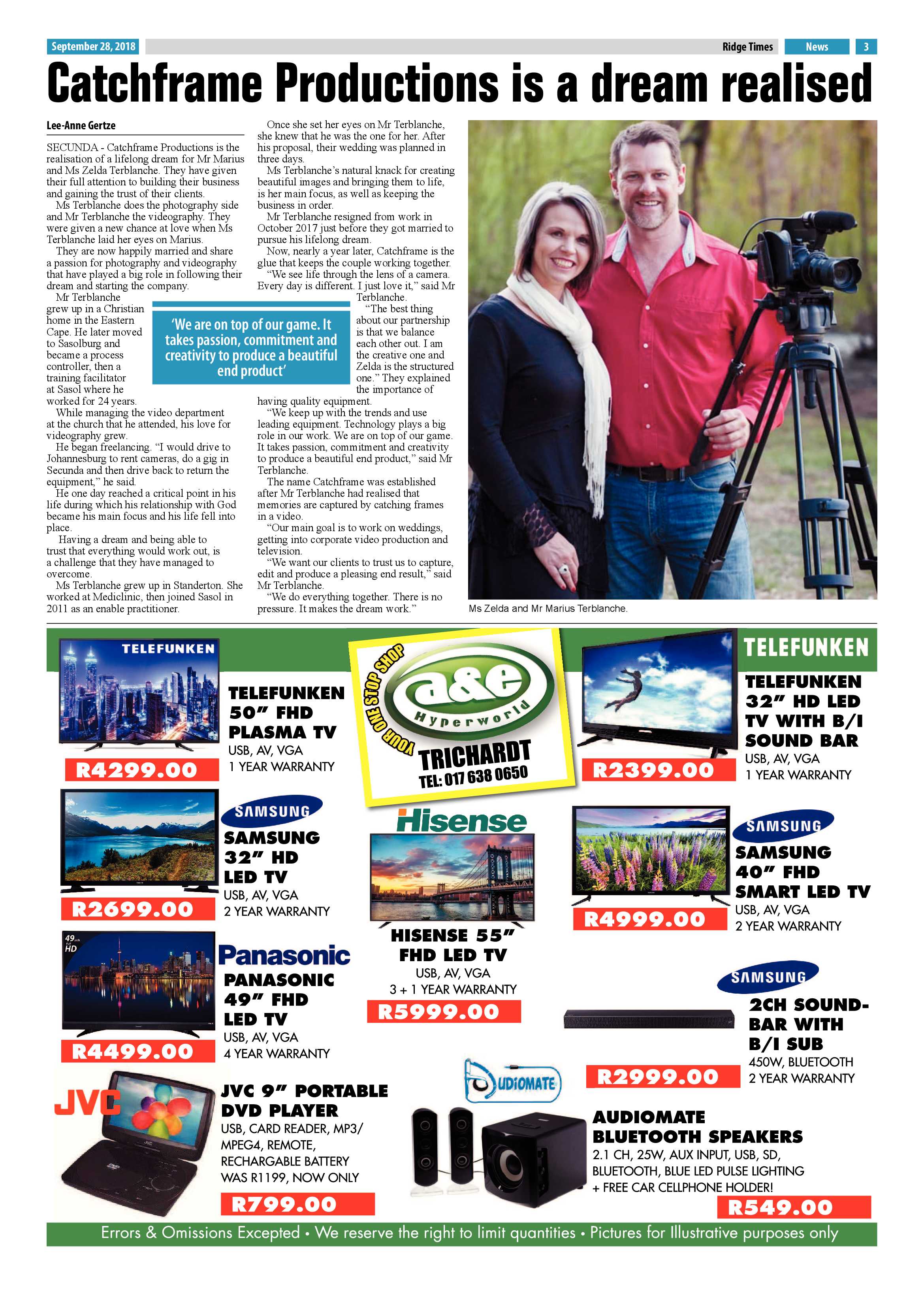 Ridge Times 28 September 2018 page 3