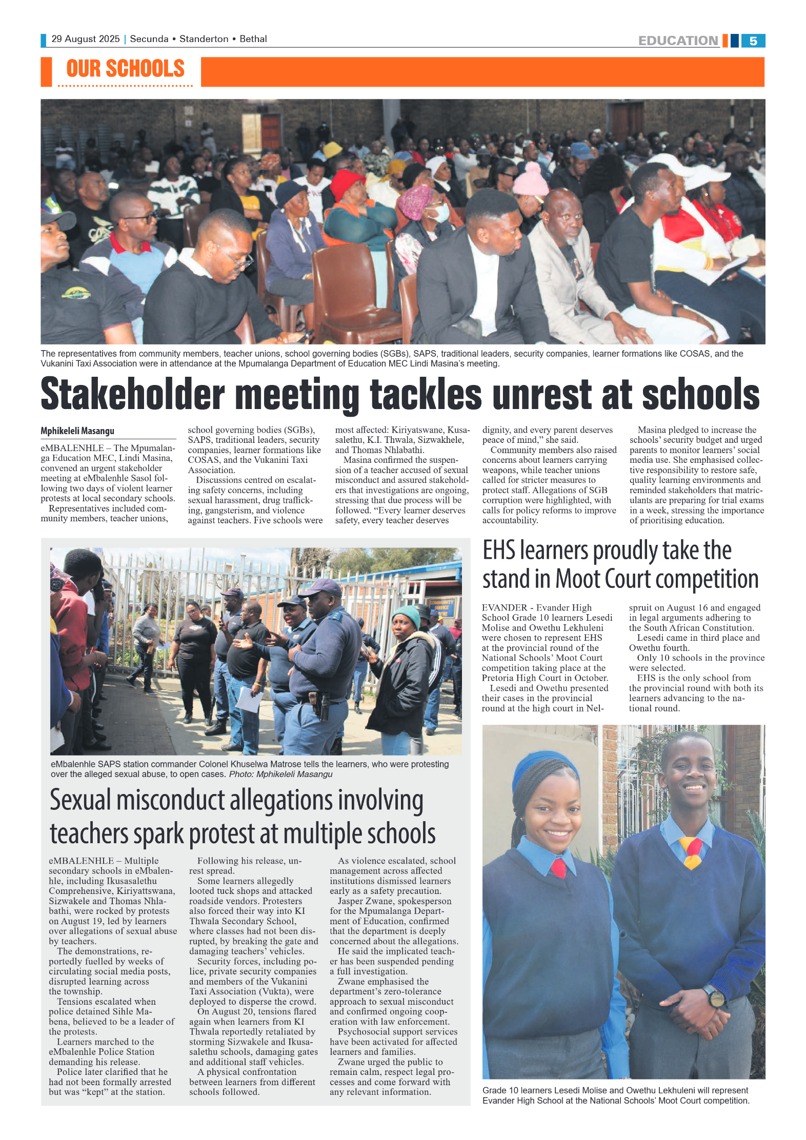 Ridge Times 29 August 2025 page 5