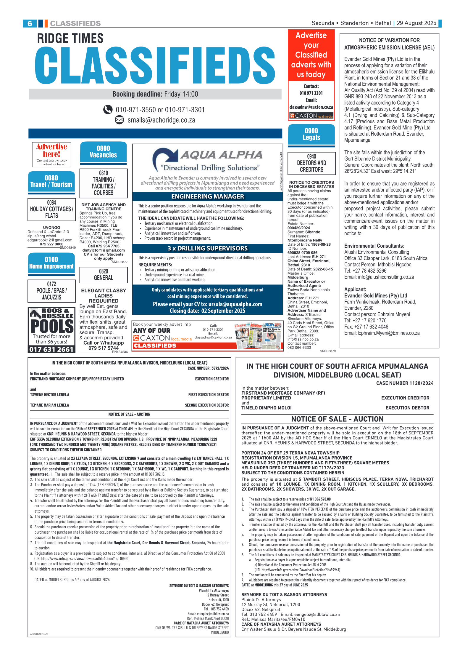 Ridge Times 29 August 2025 page 6