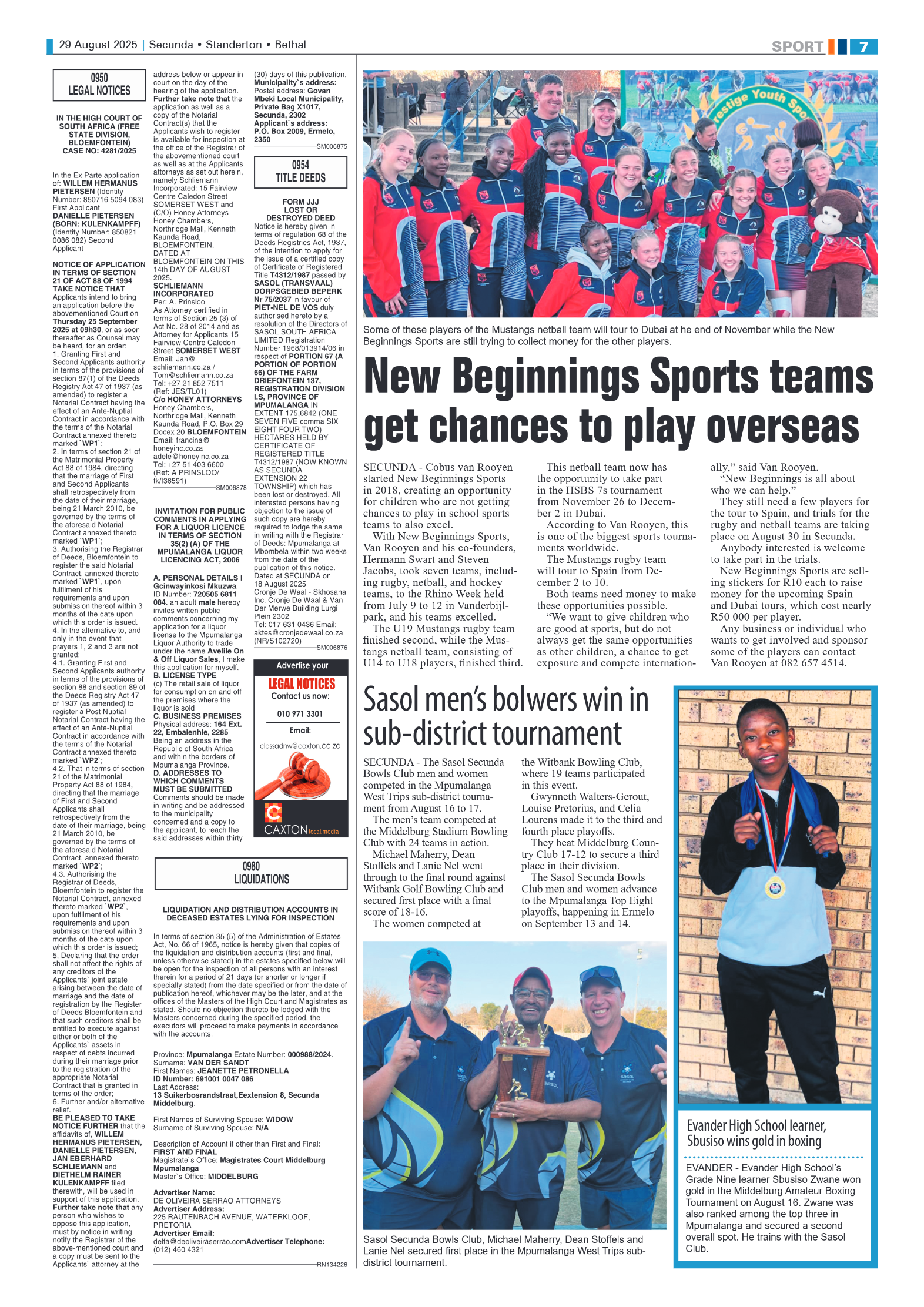 Ridge Times 29 August 2025 page 7