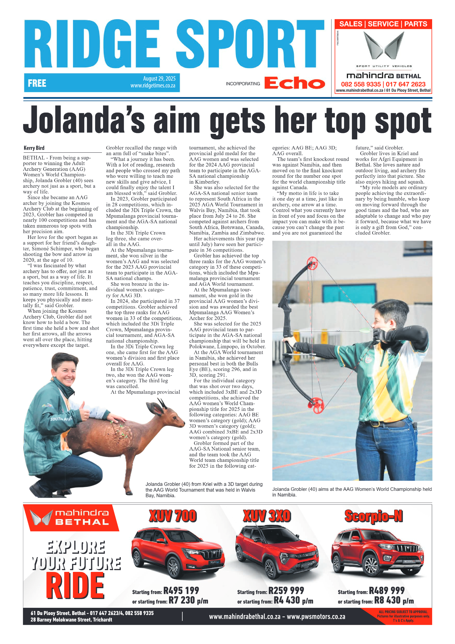 Ridge Times 29 August 2025 page 8
