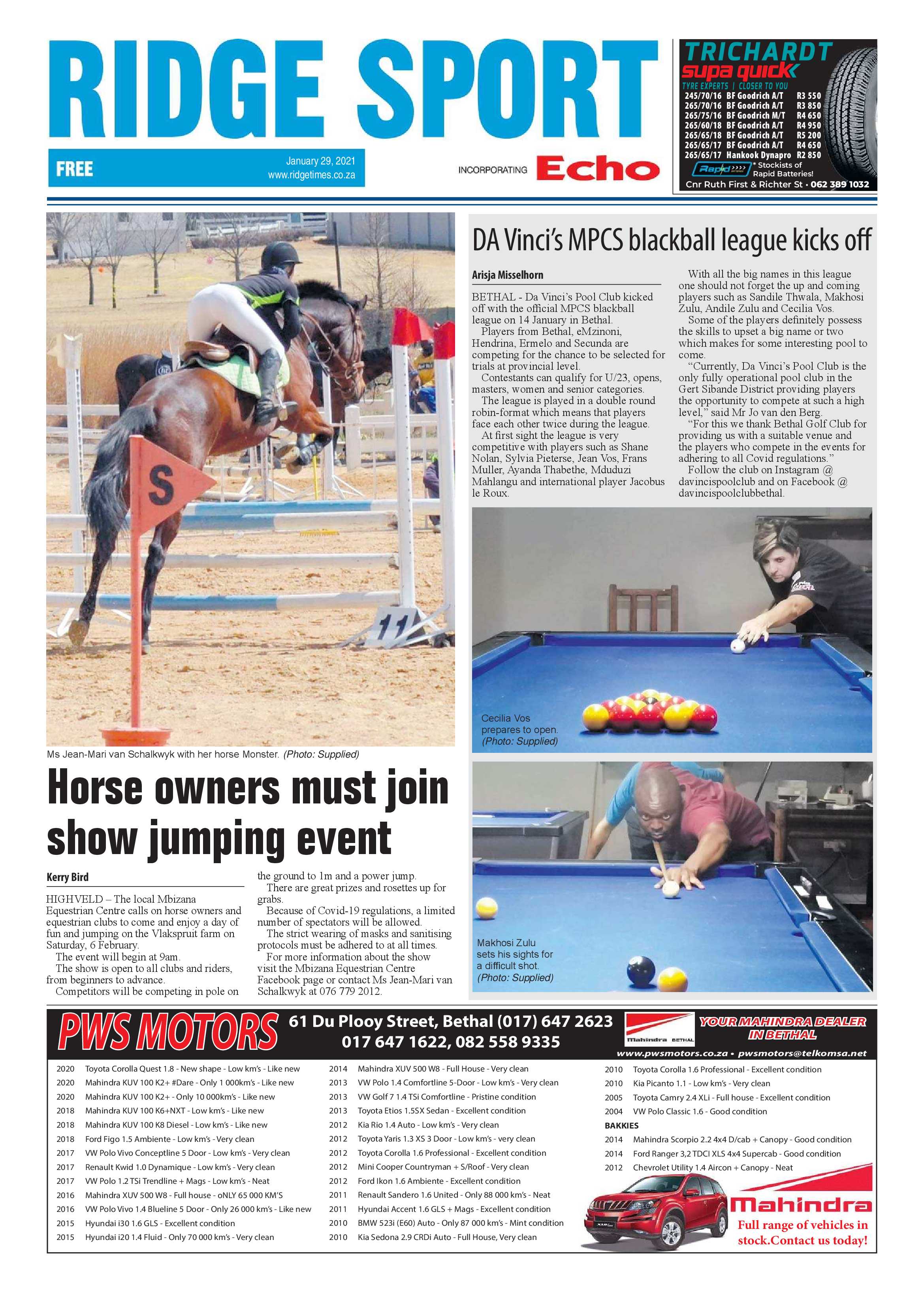 Ridge Times 29 January 2021 page 12