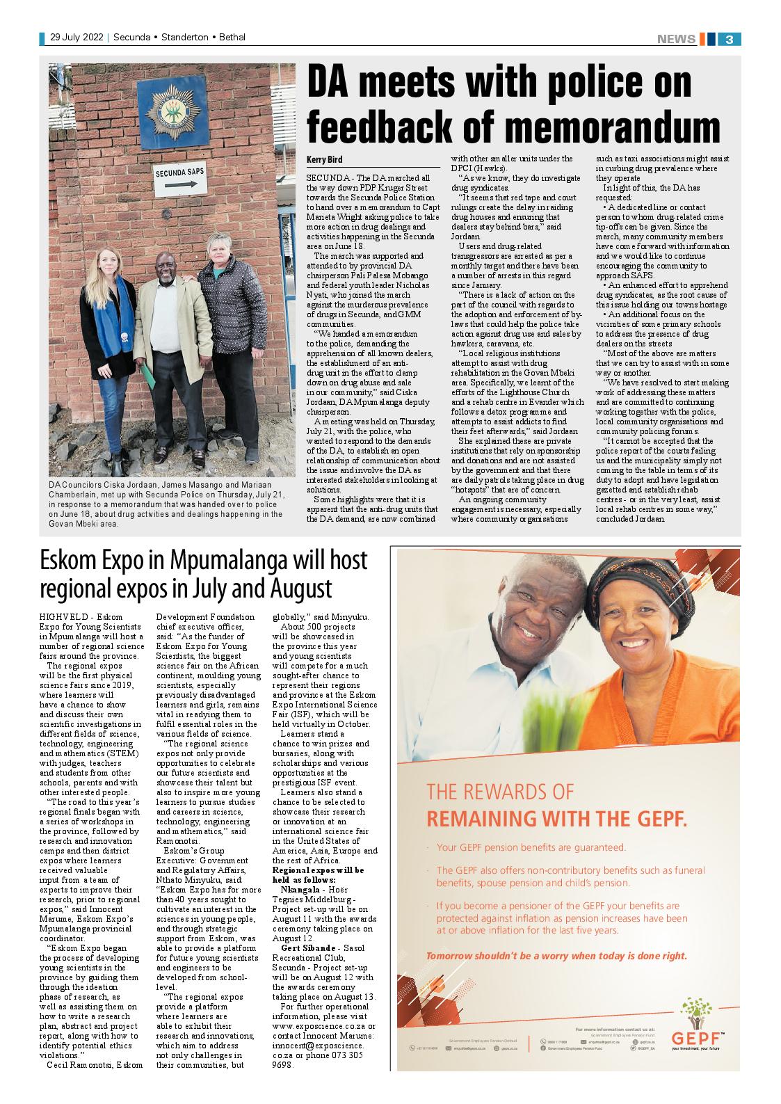 Ridge Times 29 July 2022 page 3