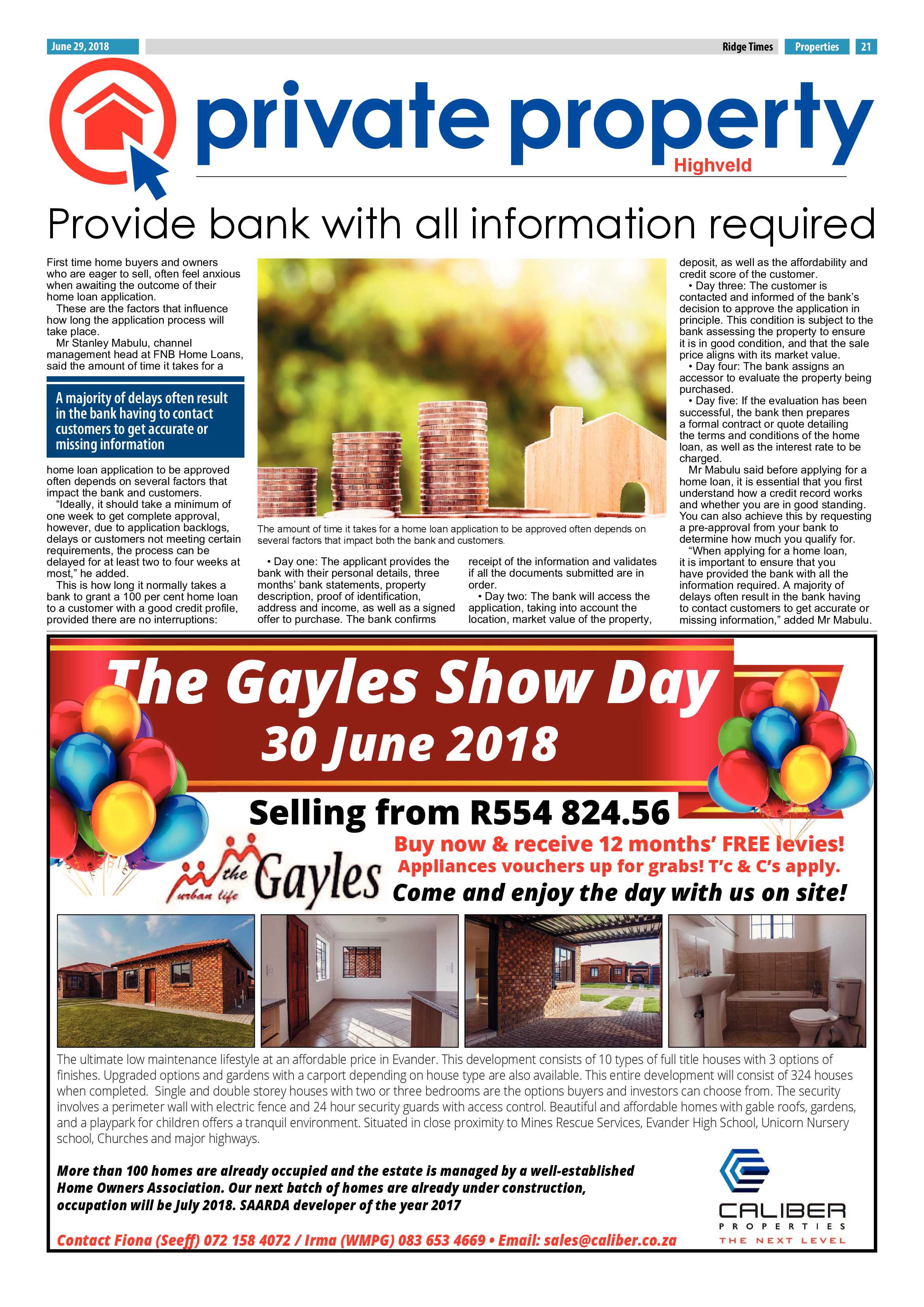 Ridge Times 29 June 2018 page 21