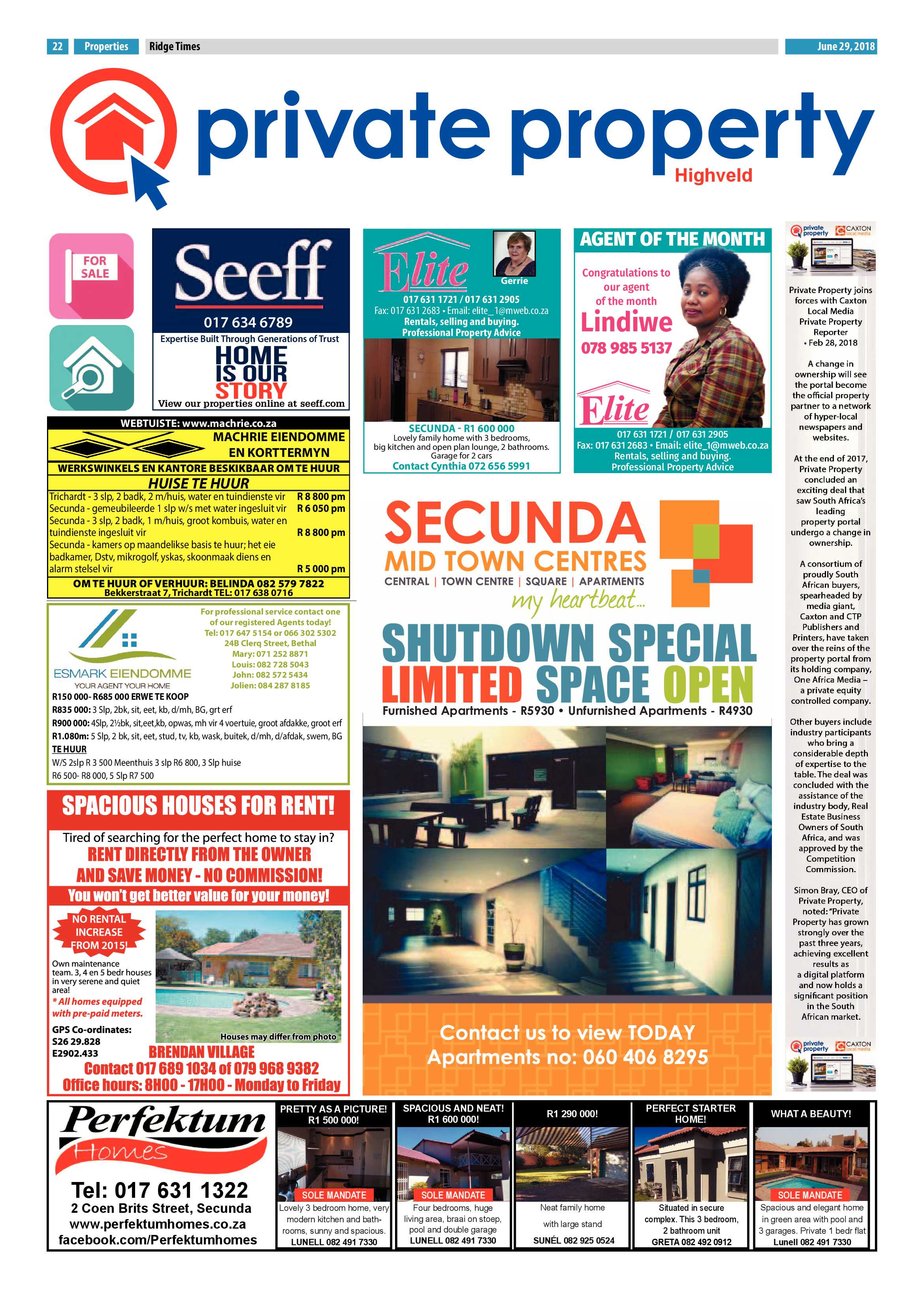 Ridge Times 29 June 2018 page 22