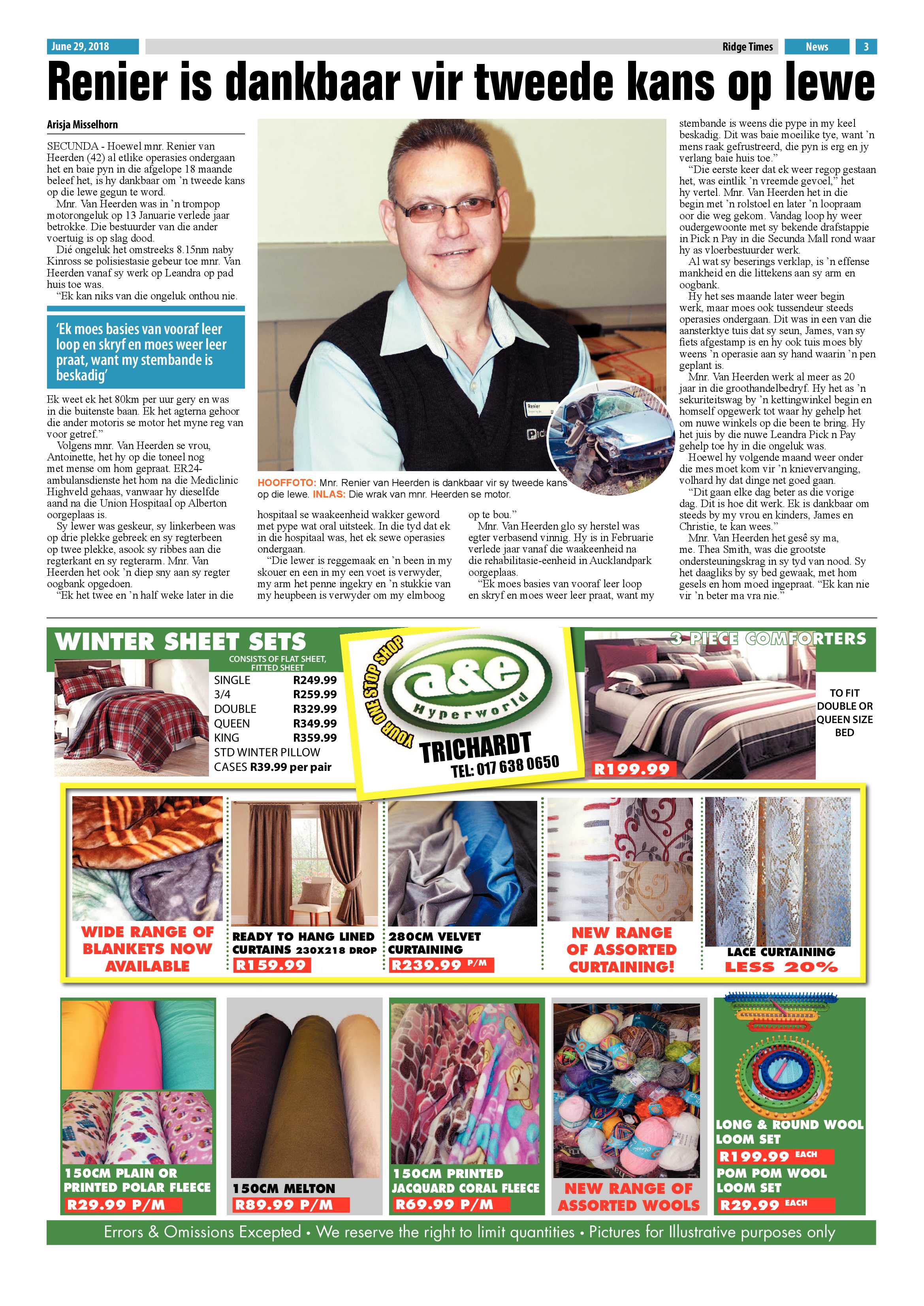 Ridge Times 29 June 2018 page 3