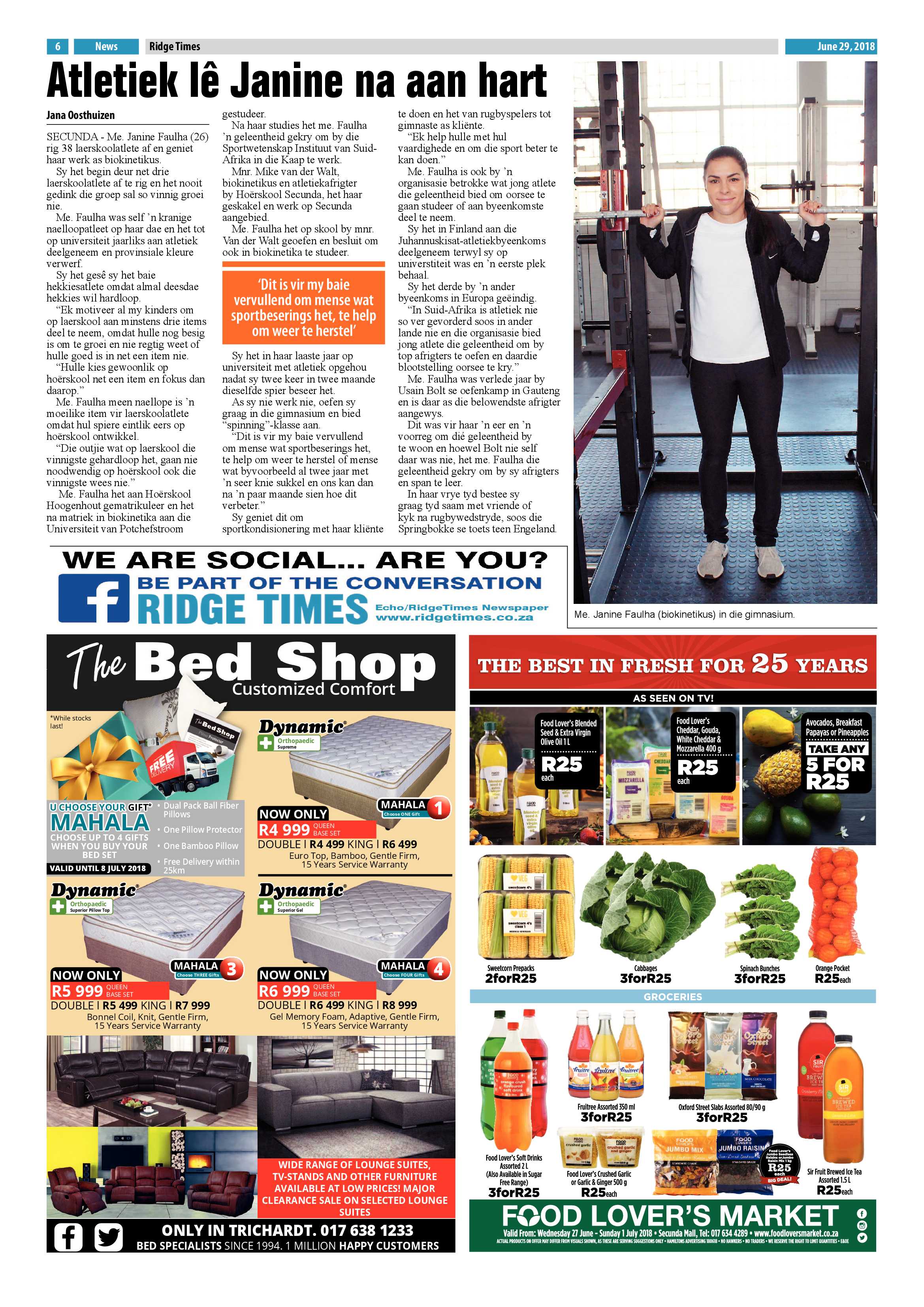 Ridge Times 29 June 2018 page 6