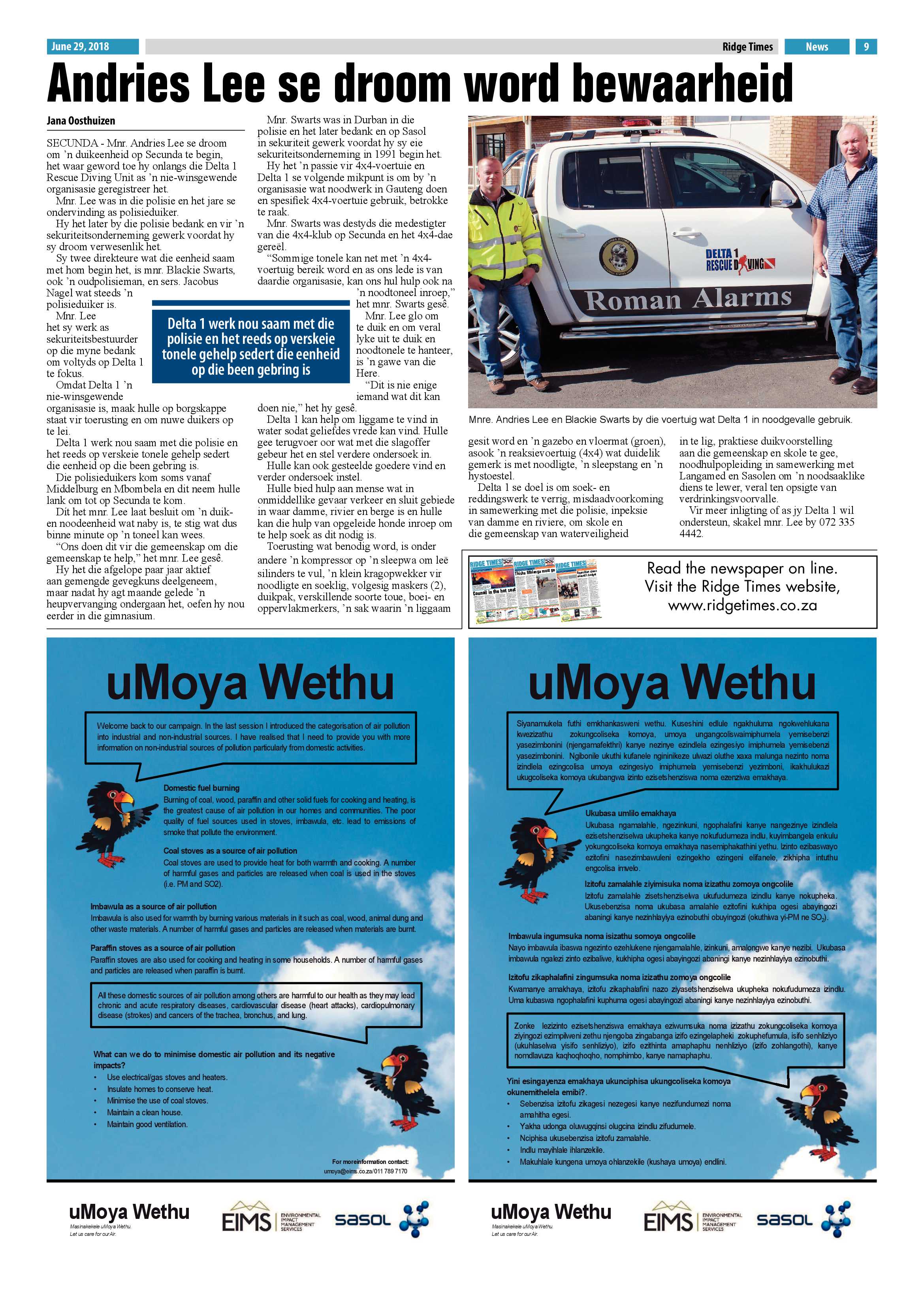 Ridge Times 29 June 2018 page 9