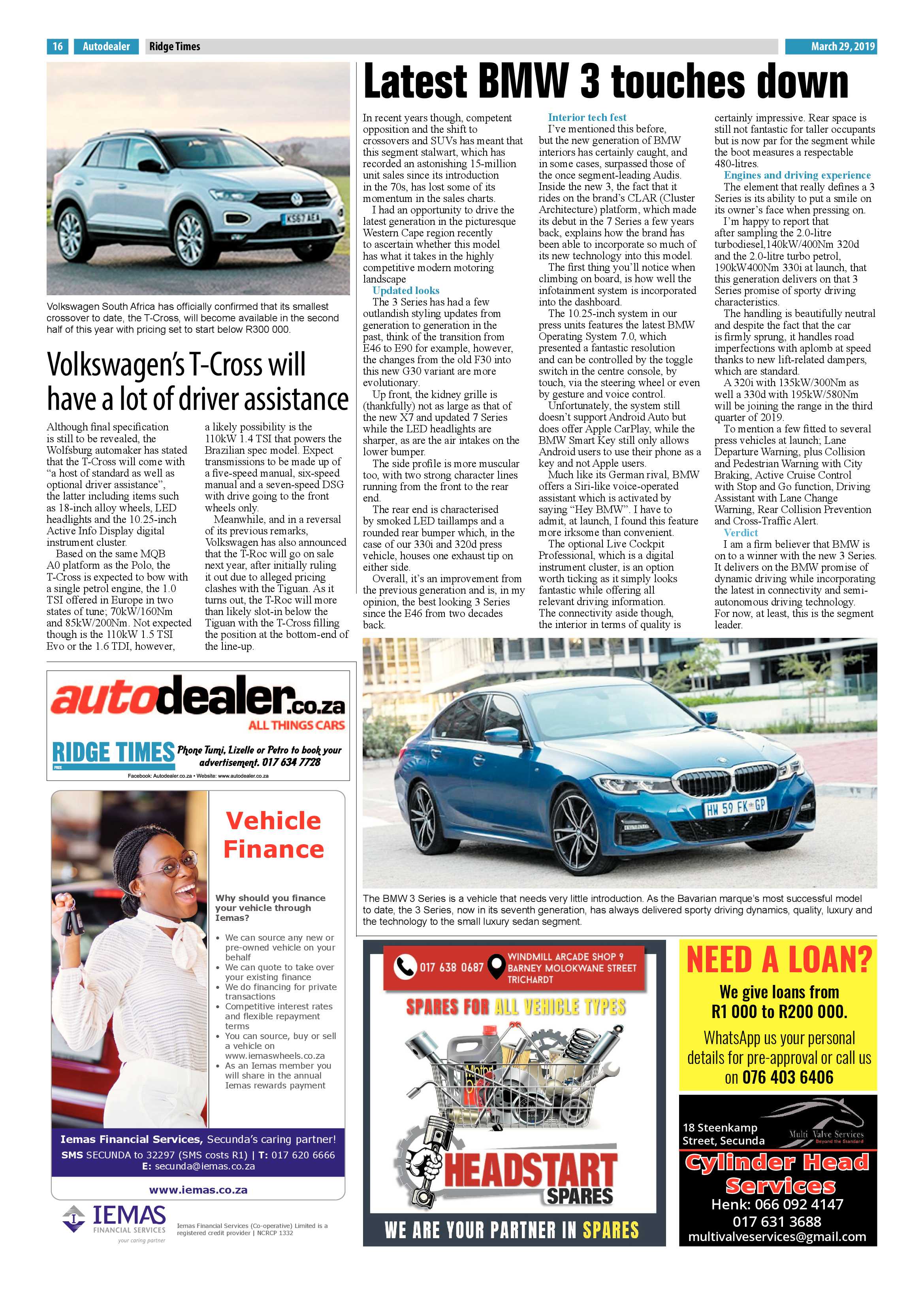 Ridge Times 29 March 2019 page 16