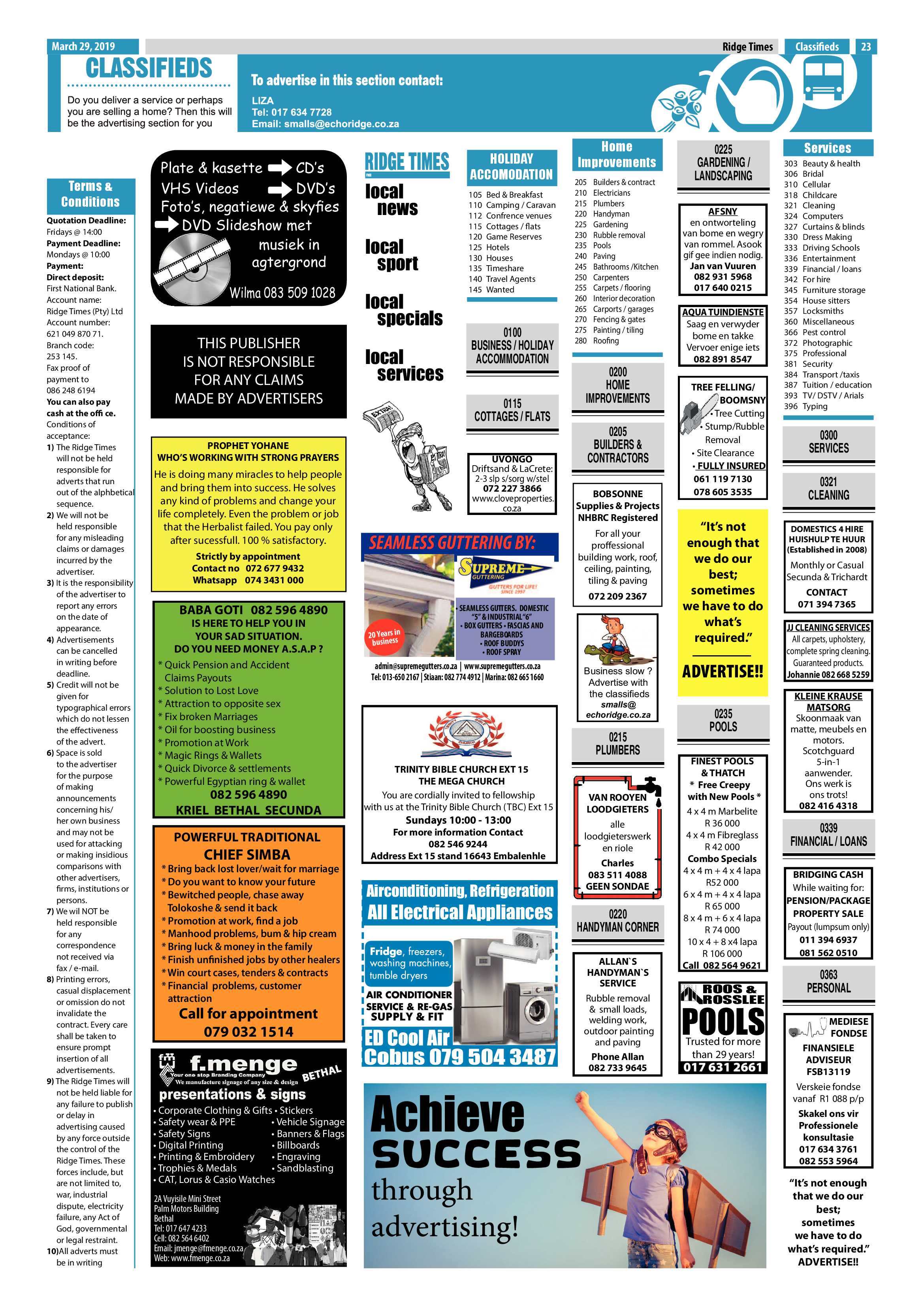 Ridge Times 29 March 2019 page 23