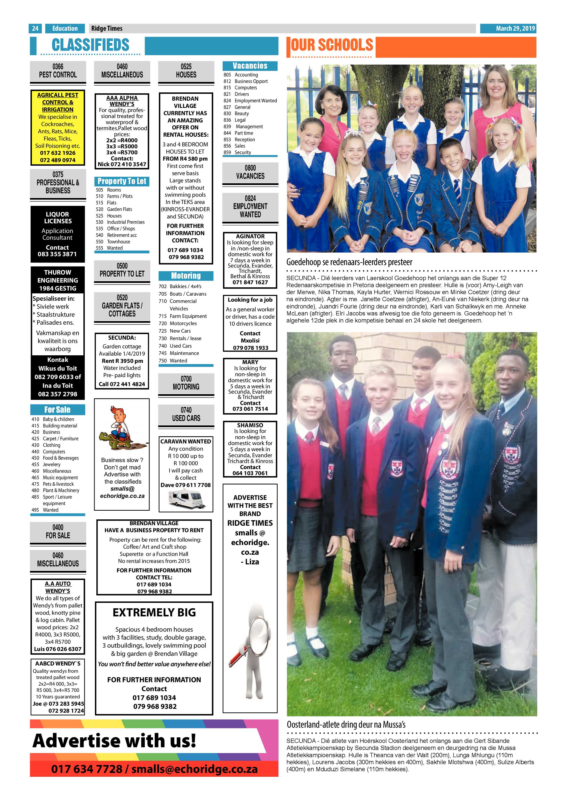 Ridge Times 29 March 2019 page 24
