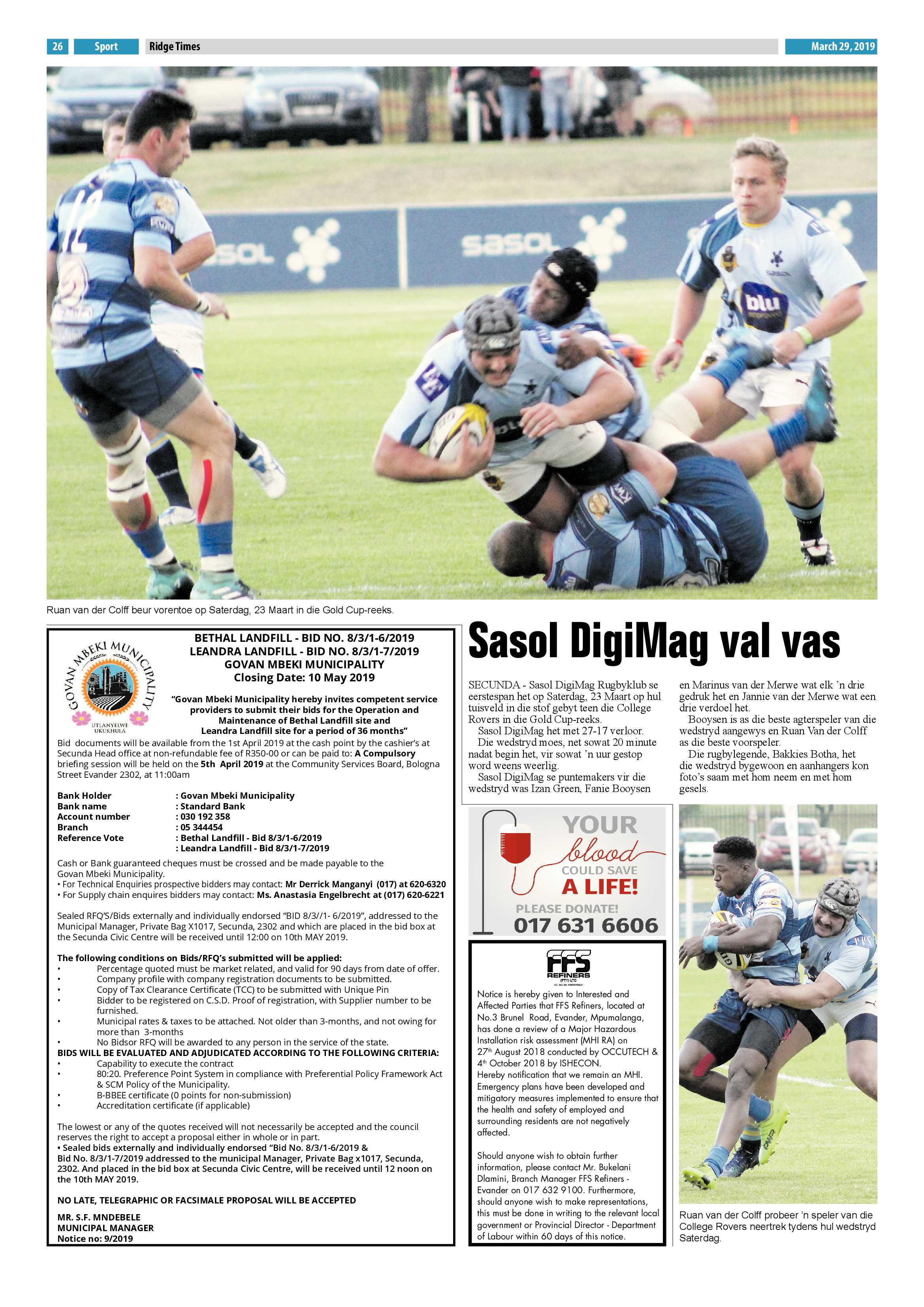 Ridge Times 29 March 2019 page 26