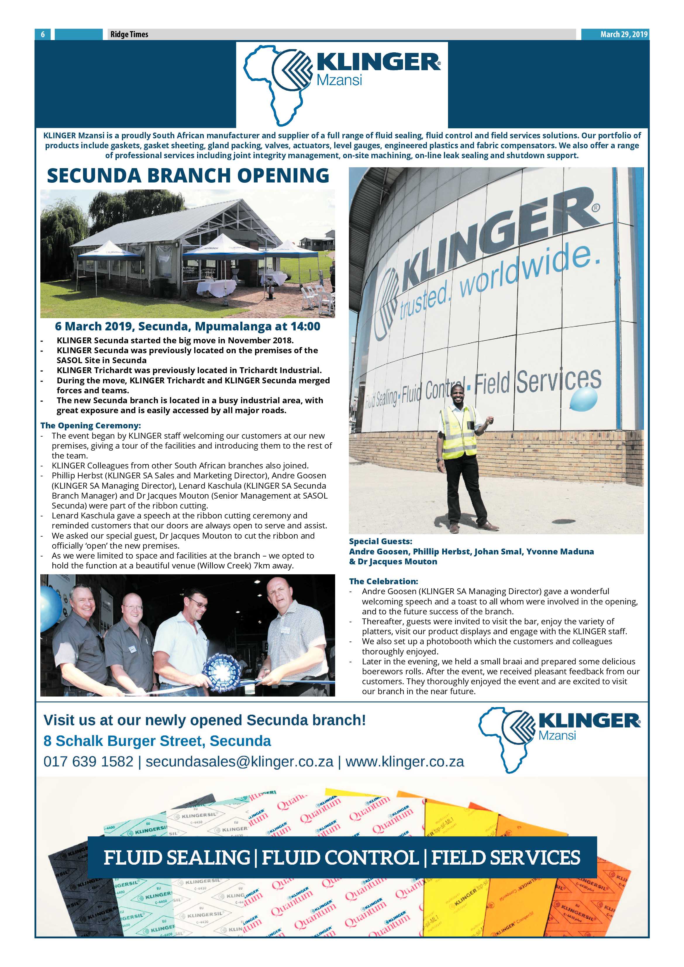Ridge Times 29 March 2019 page 6