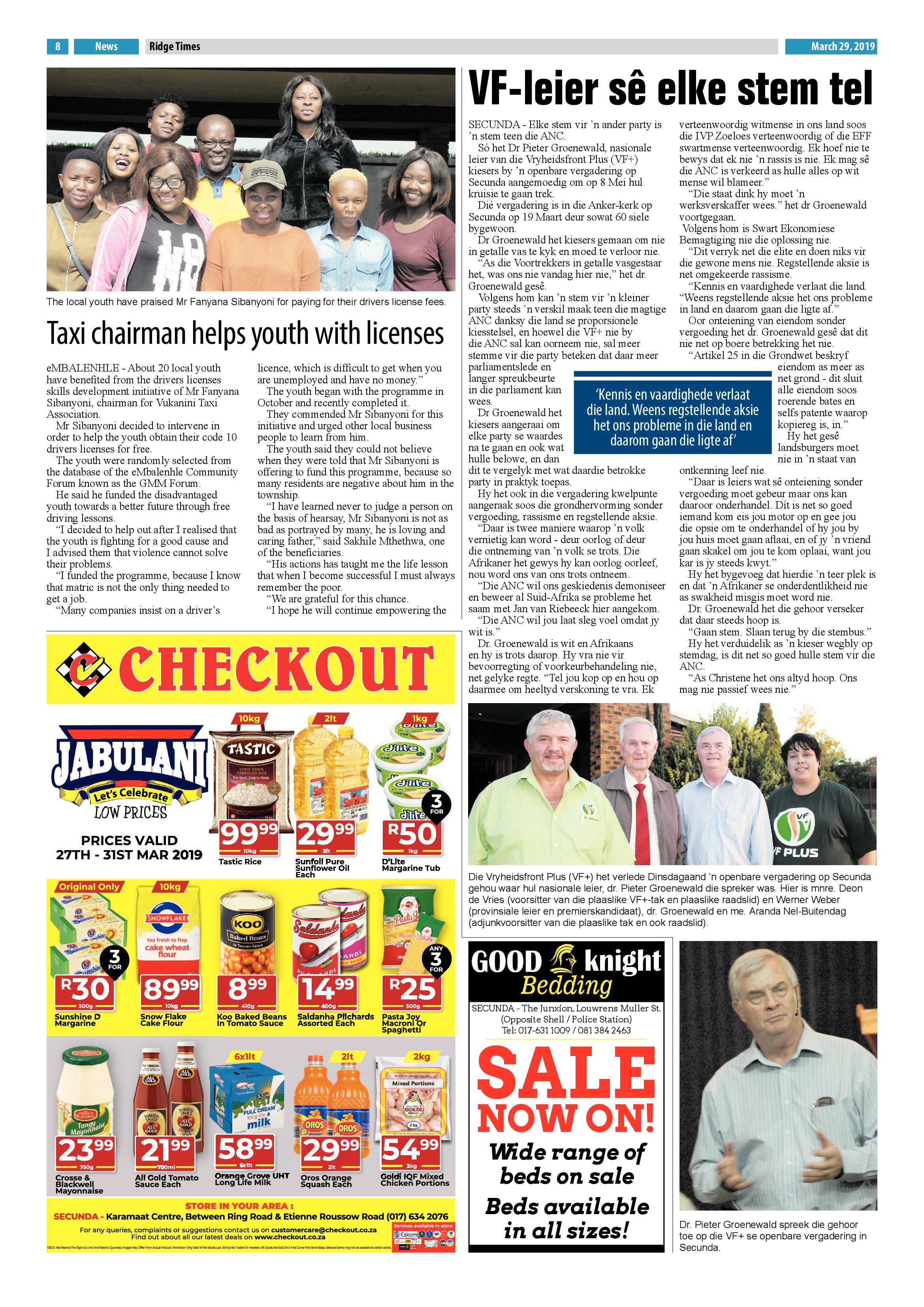 Ridge Times 29 March 2019 page 8