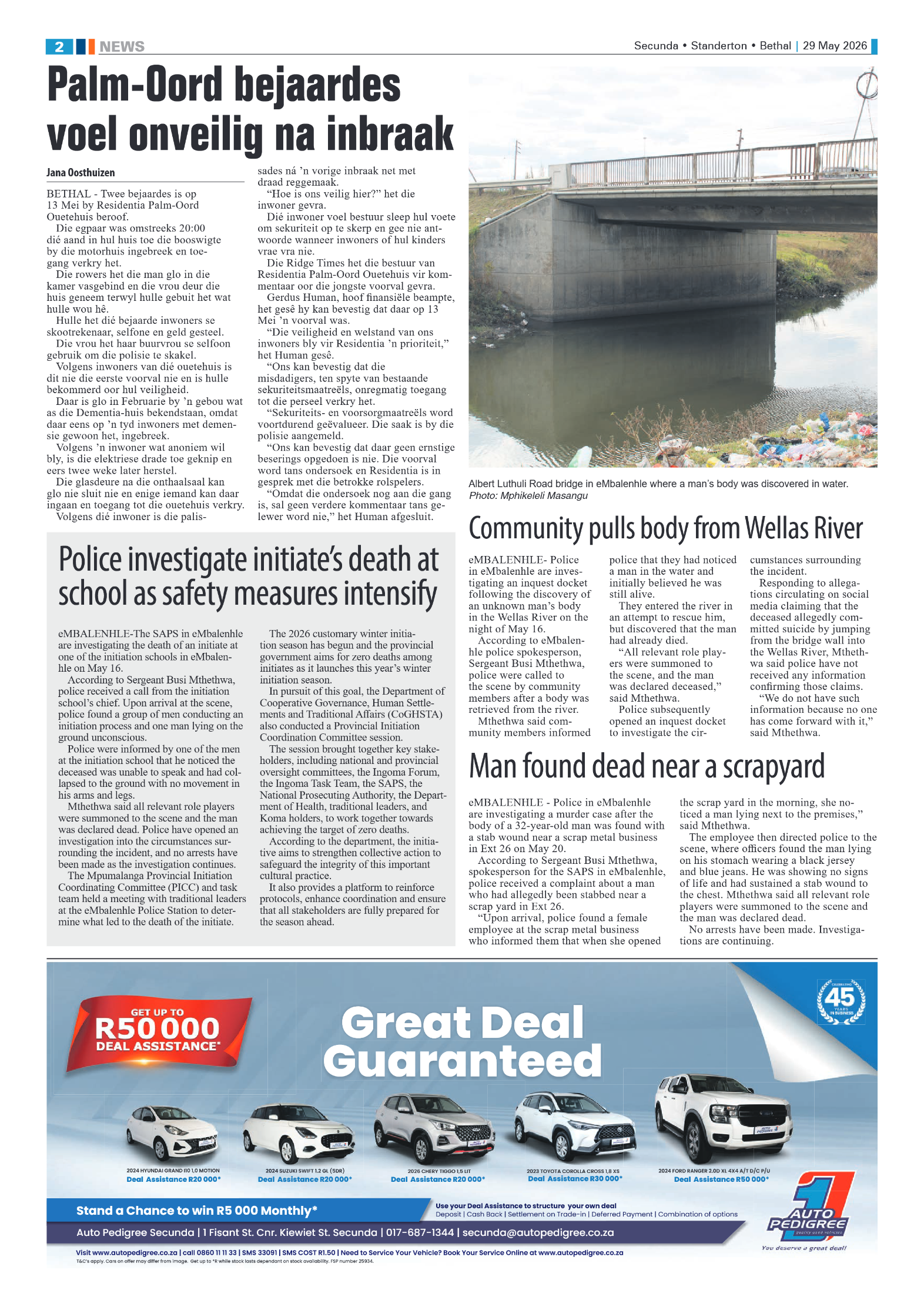 Ridge Times 29 May 2026 page 2