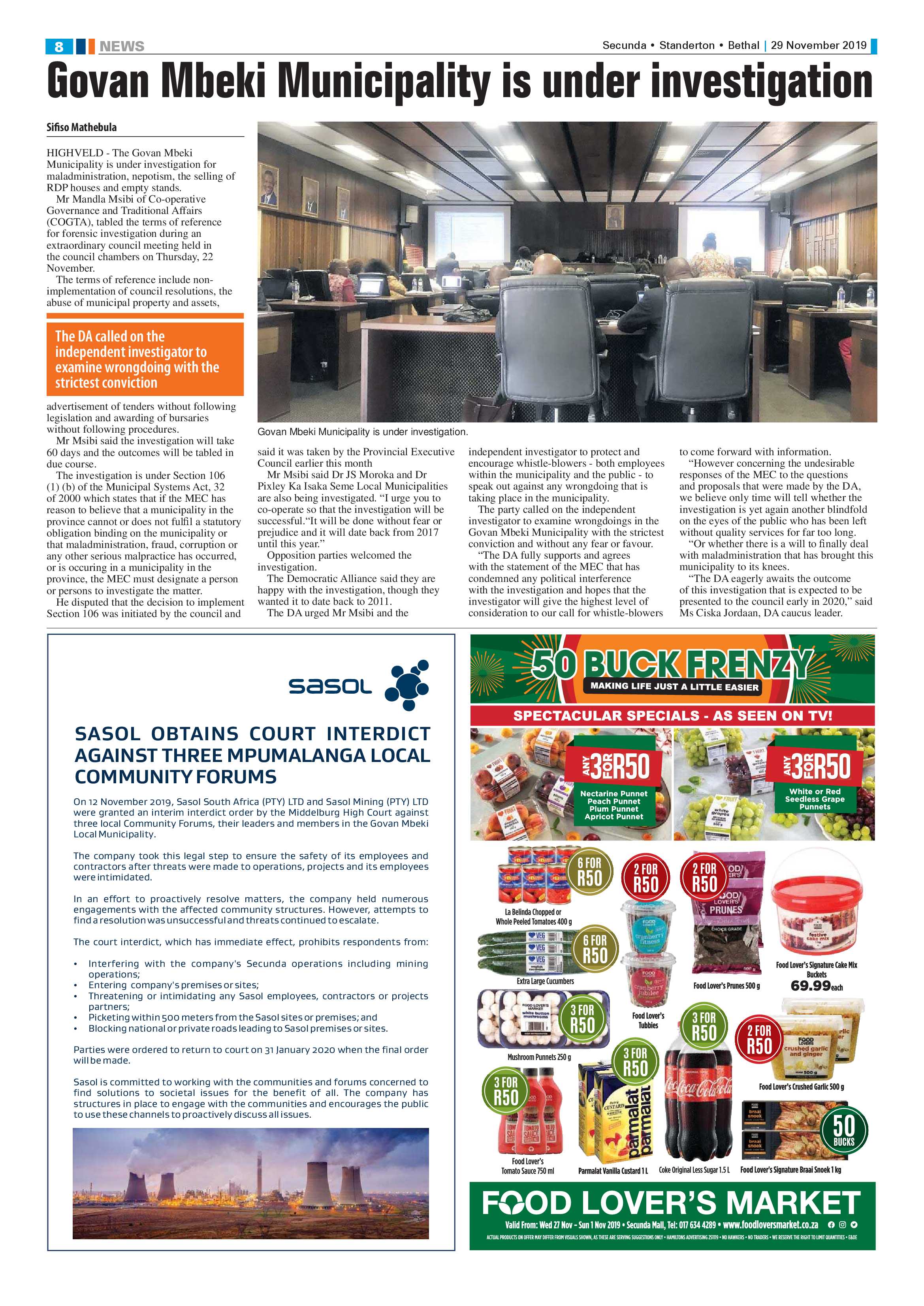 Ridge Times 29 November 2019 page 10