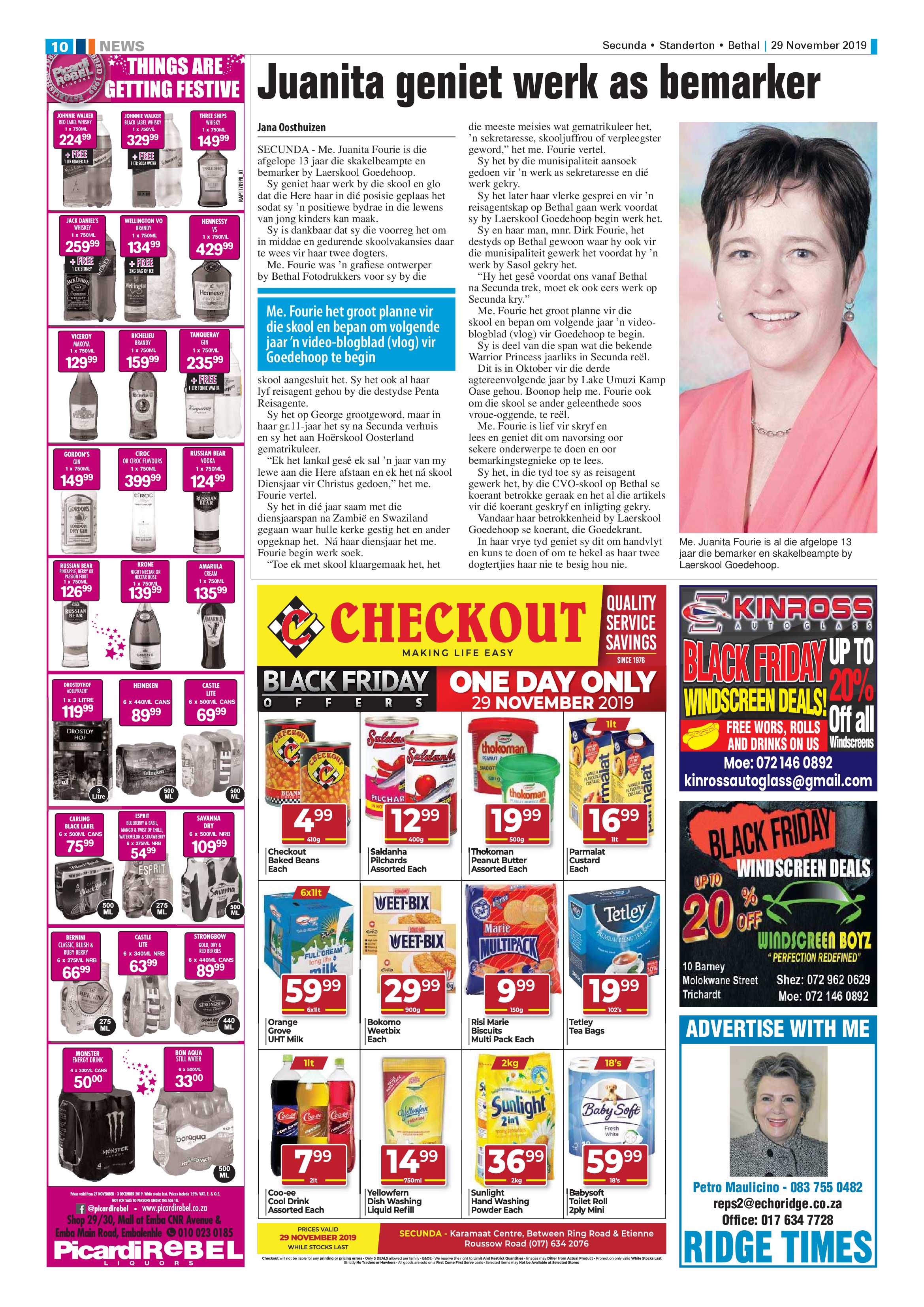 Ridge Times 29 November 2019 page 12